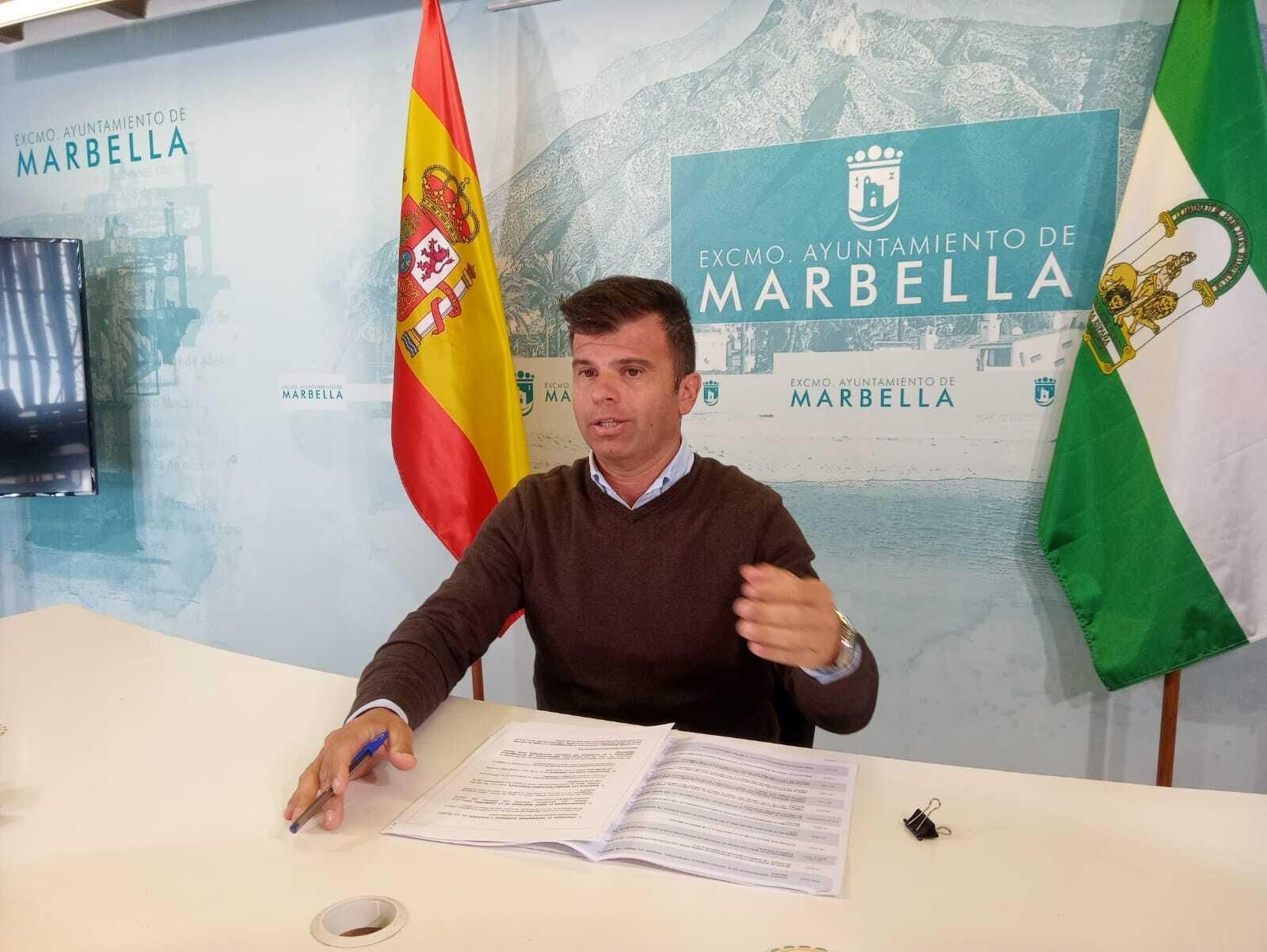 El concejal de Obras, Diego López.