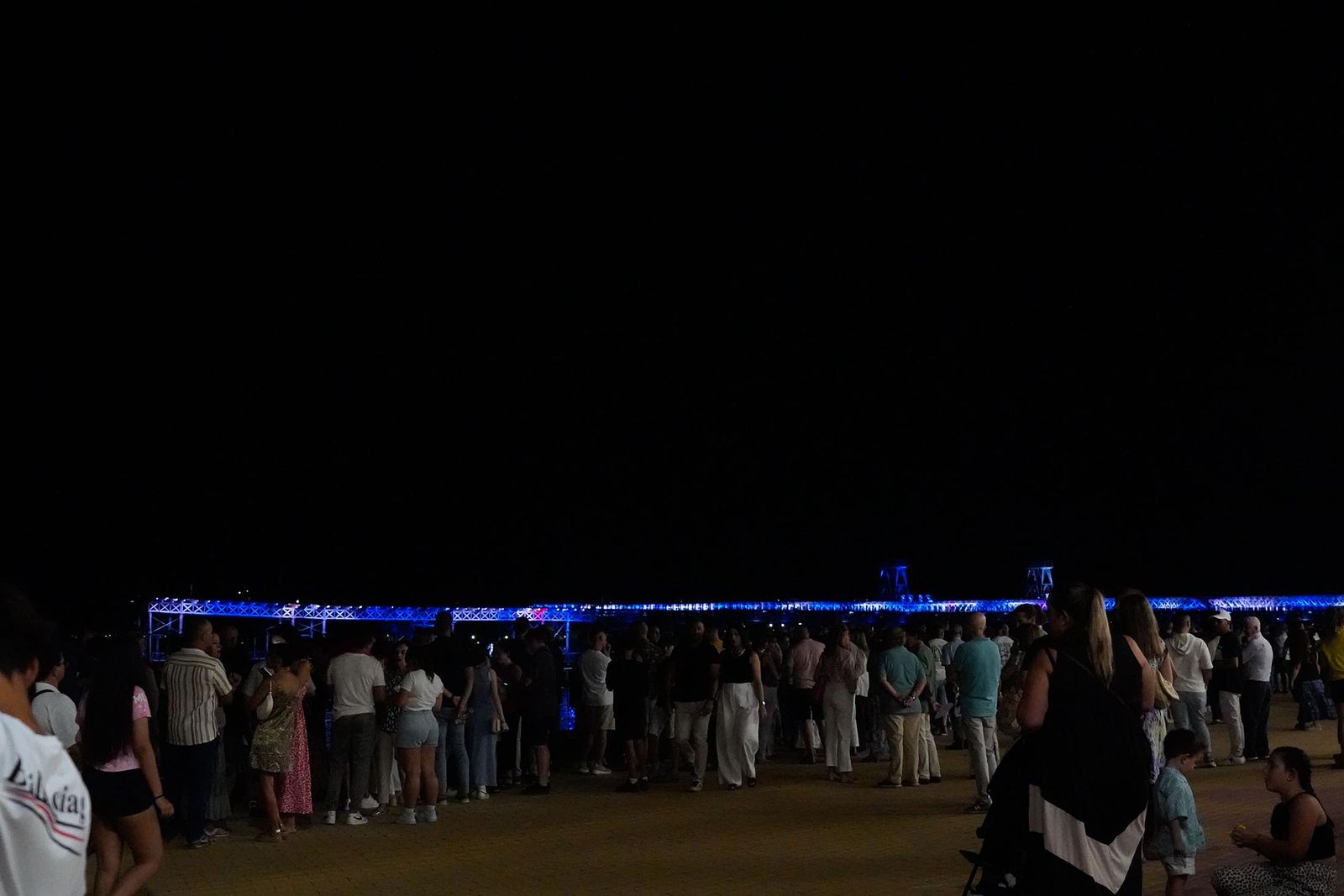 Imágenes del ambiente de Colombinas el día 4 de agosto