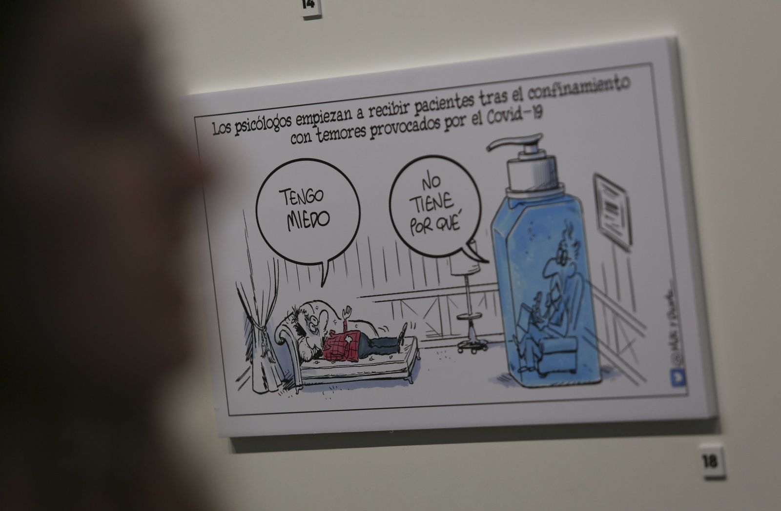 Exposición de viñetas de Miki y Duarte (fotos)