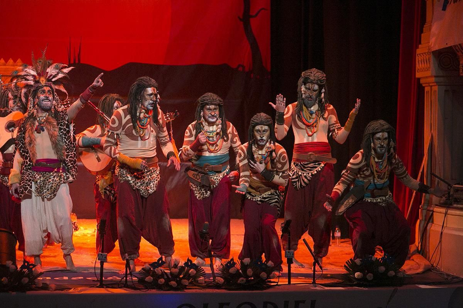 Imagen de la tercera semifinal del Carnaval Colombino