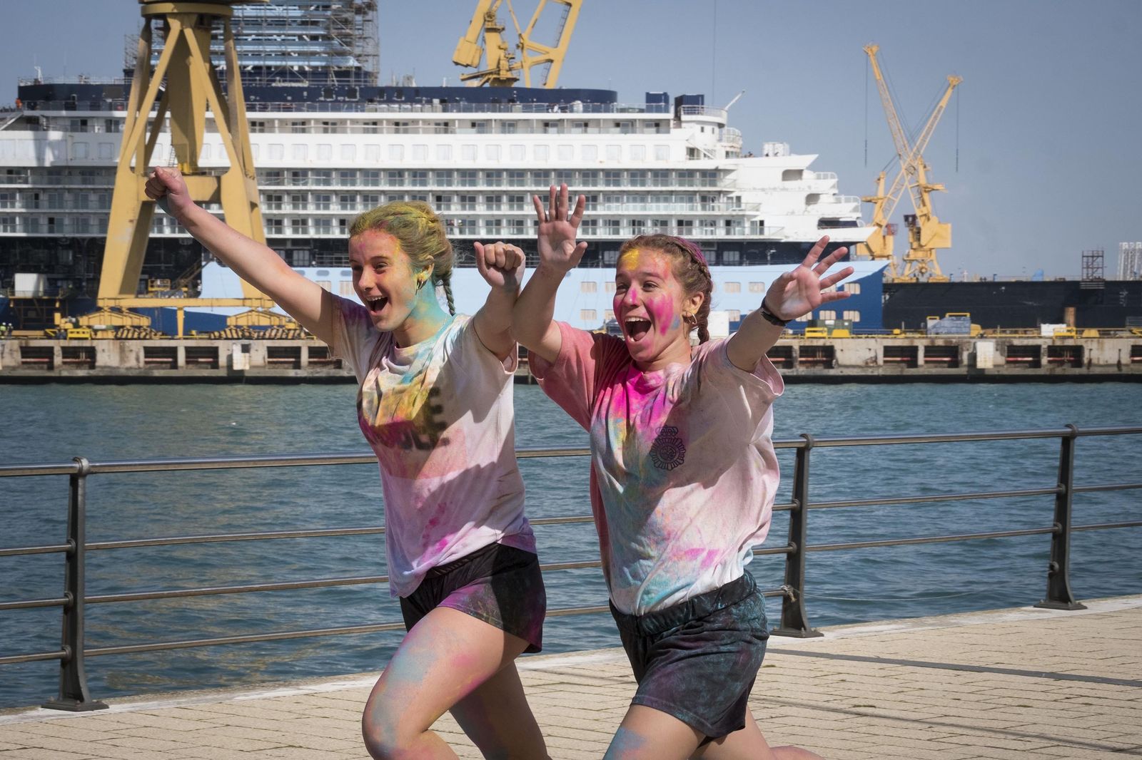 La Holi Run en imágenes