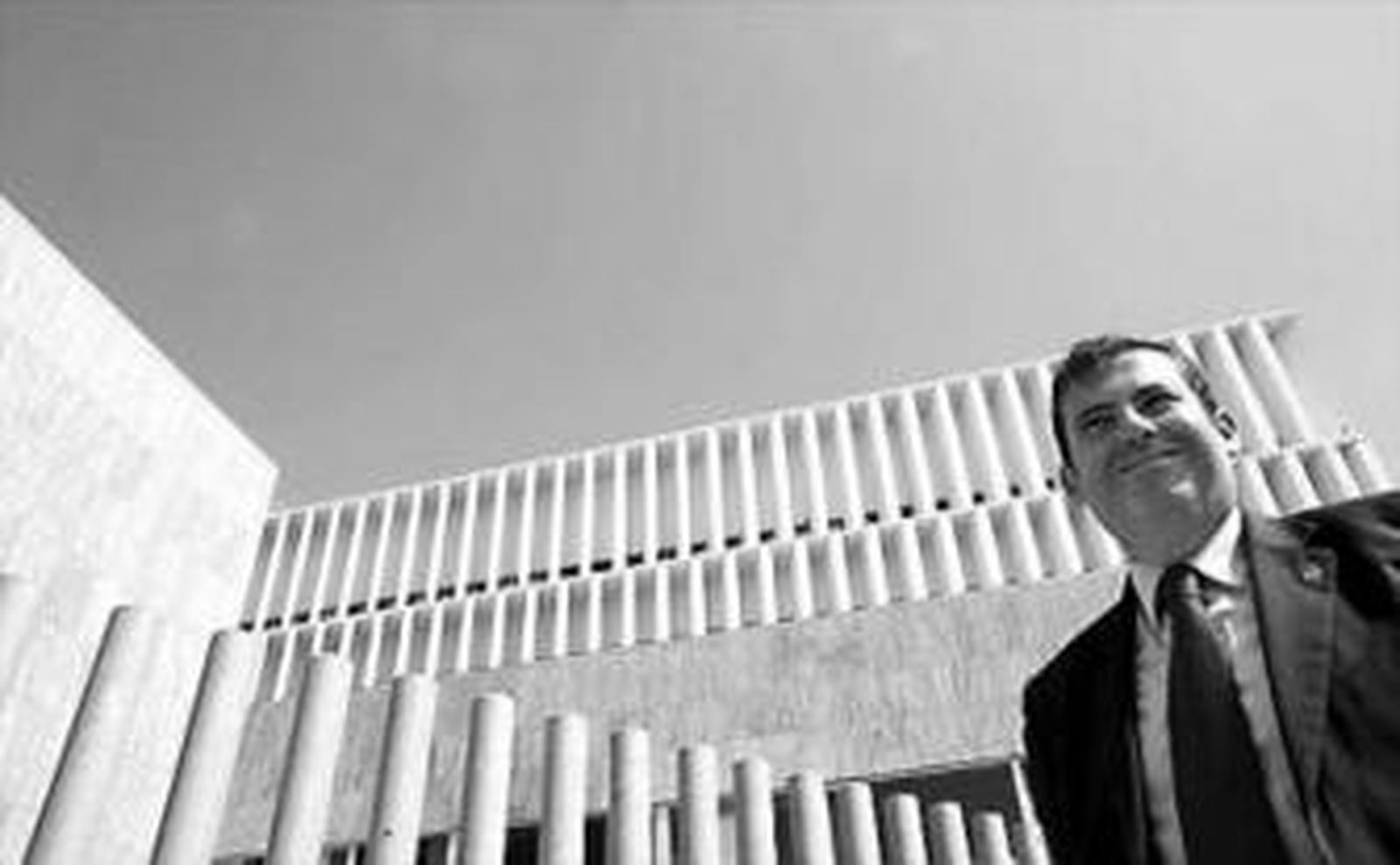 Francisco Javier Lara, ayer, en la Ciudad de la Justicia.