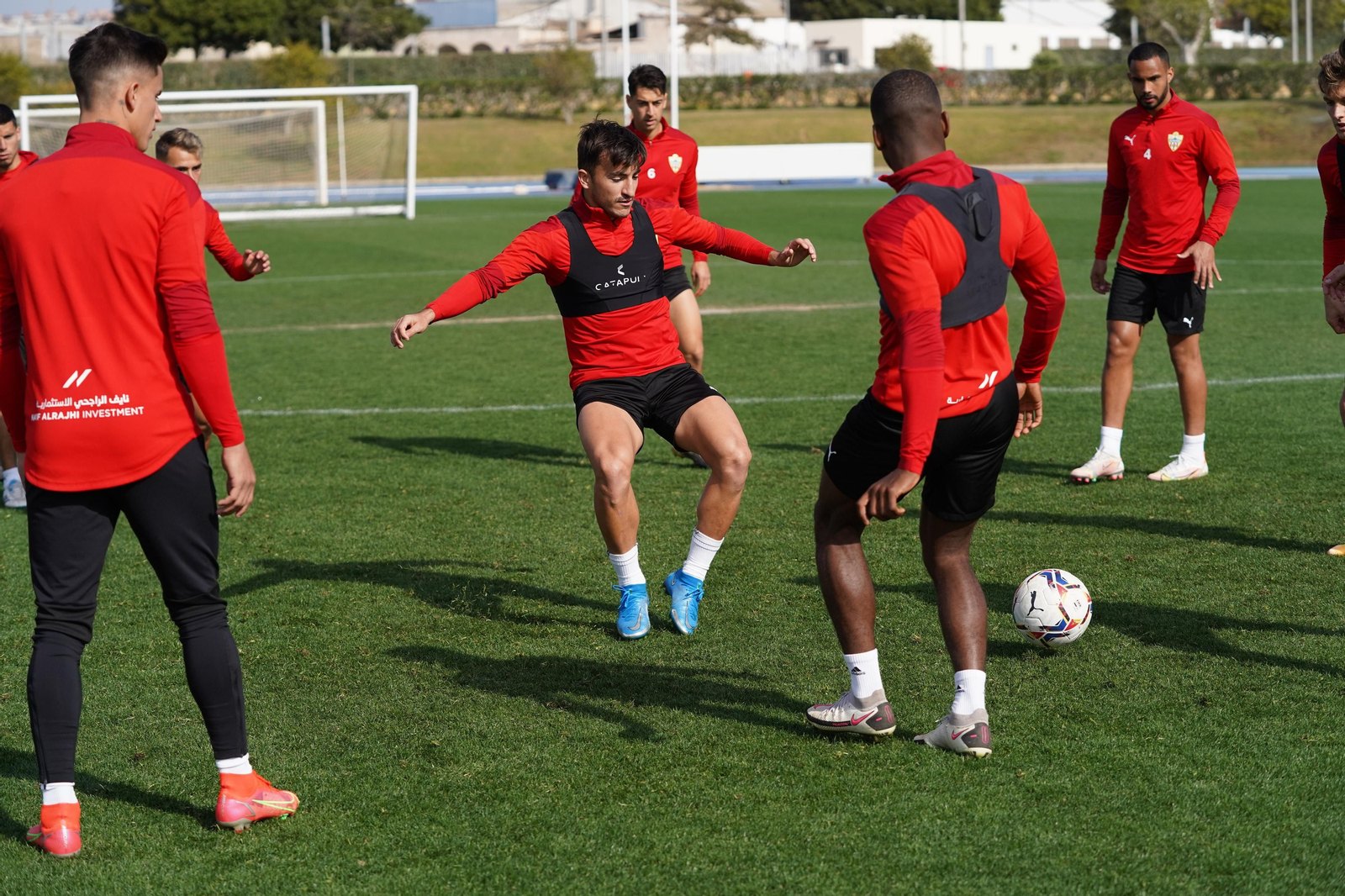 Entrenamiento del Almería, viernes 26
