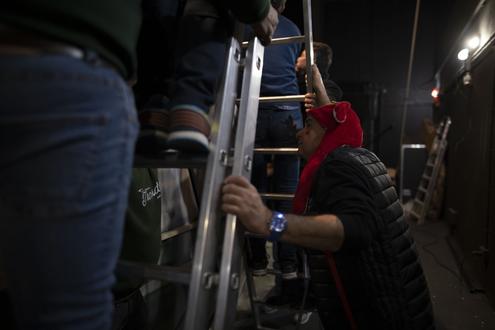Ambiente en la final  del Carnaval Colombino