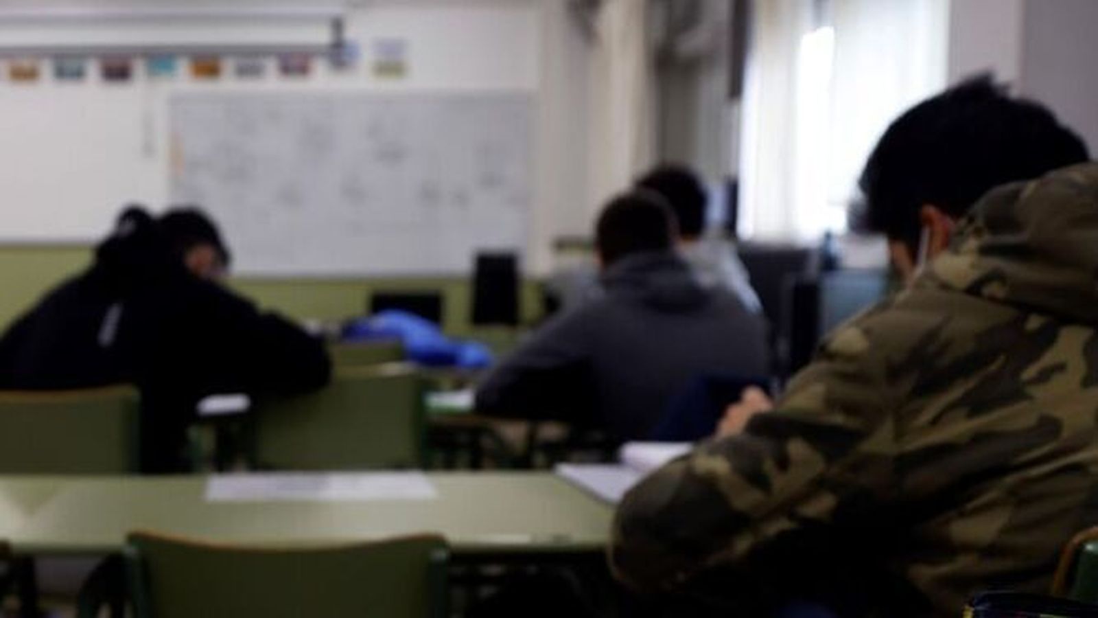 Imagen de archivo de un aula de instituto.