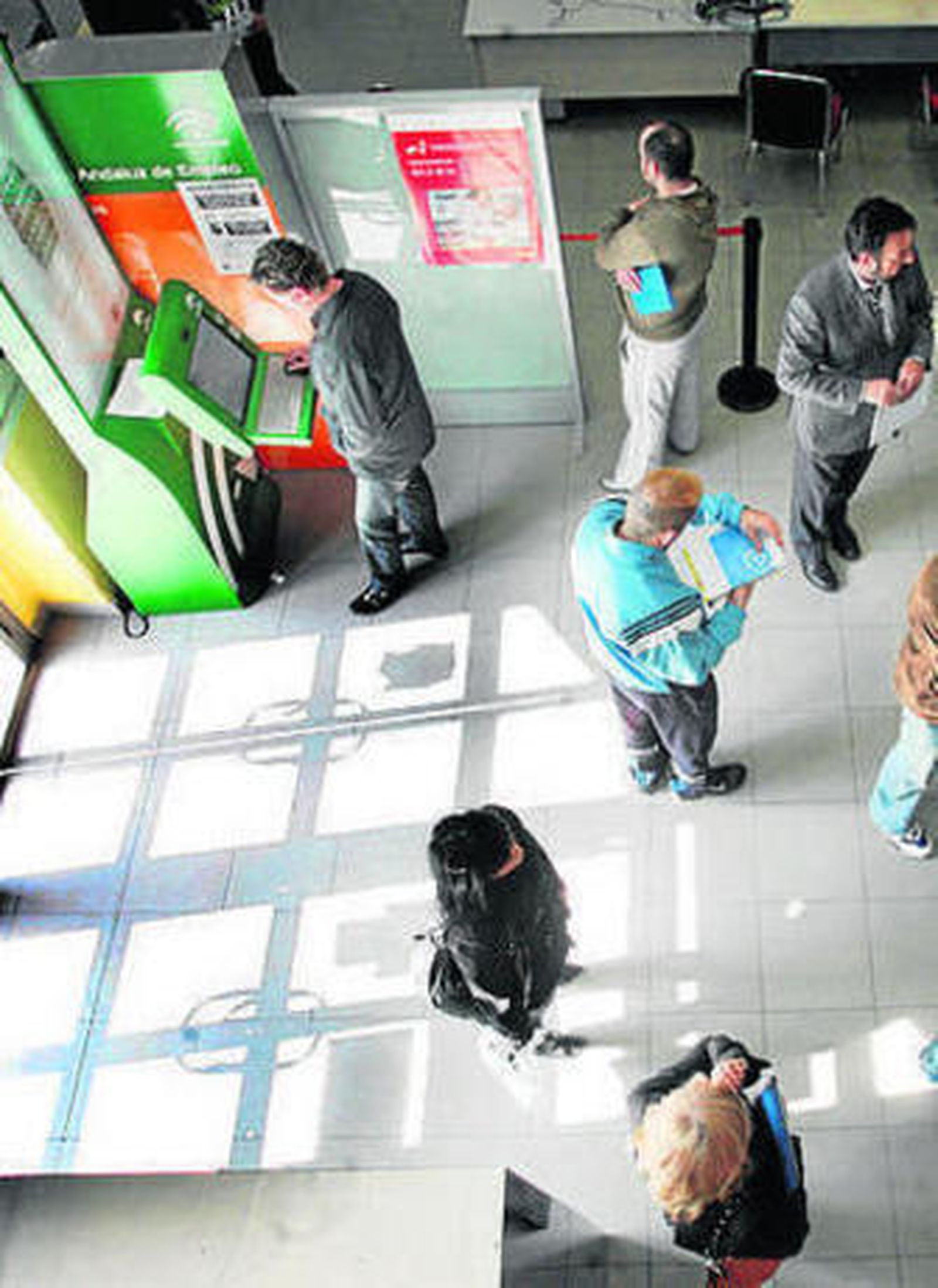 La oficina de empleo de Gamarra.