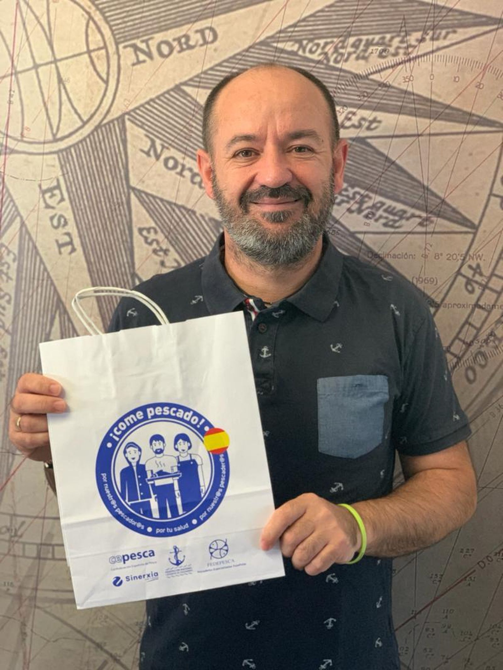 Basilio Otero, presidente de la Federación Nacional de Cofradías de Pescadores (FNCP).