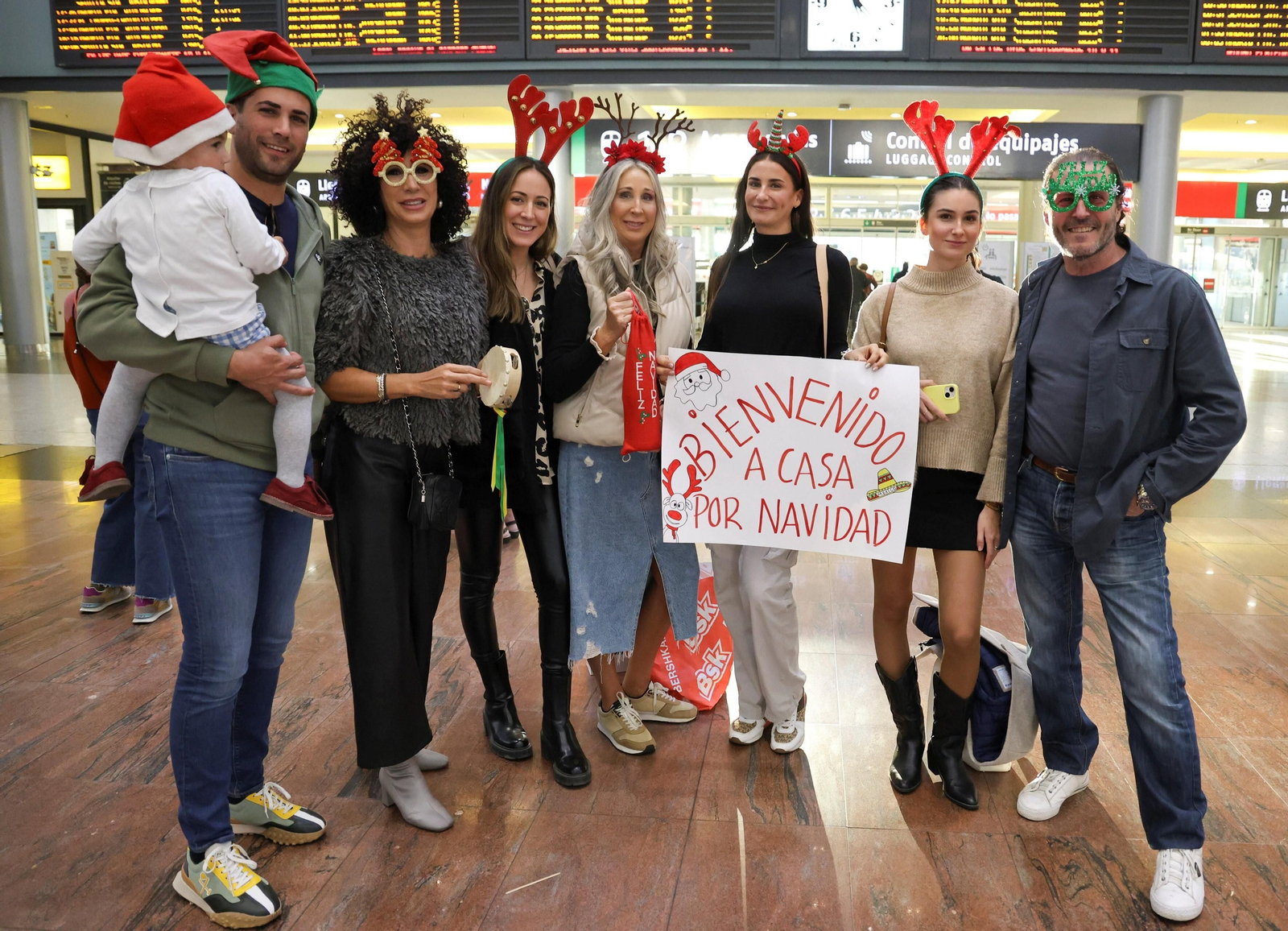 Reencuentros por Navidad en Málaga (fotos)