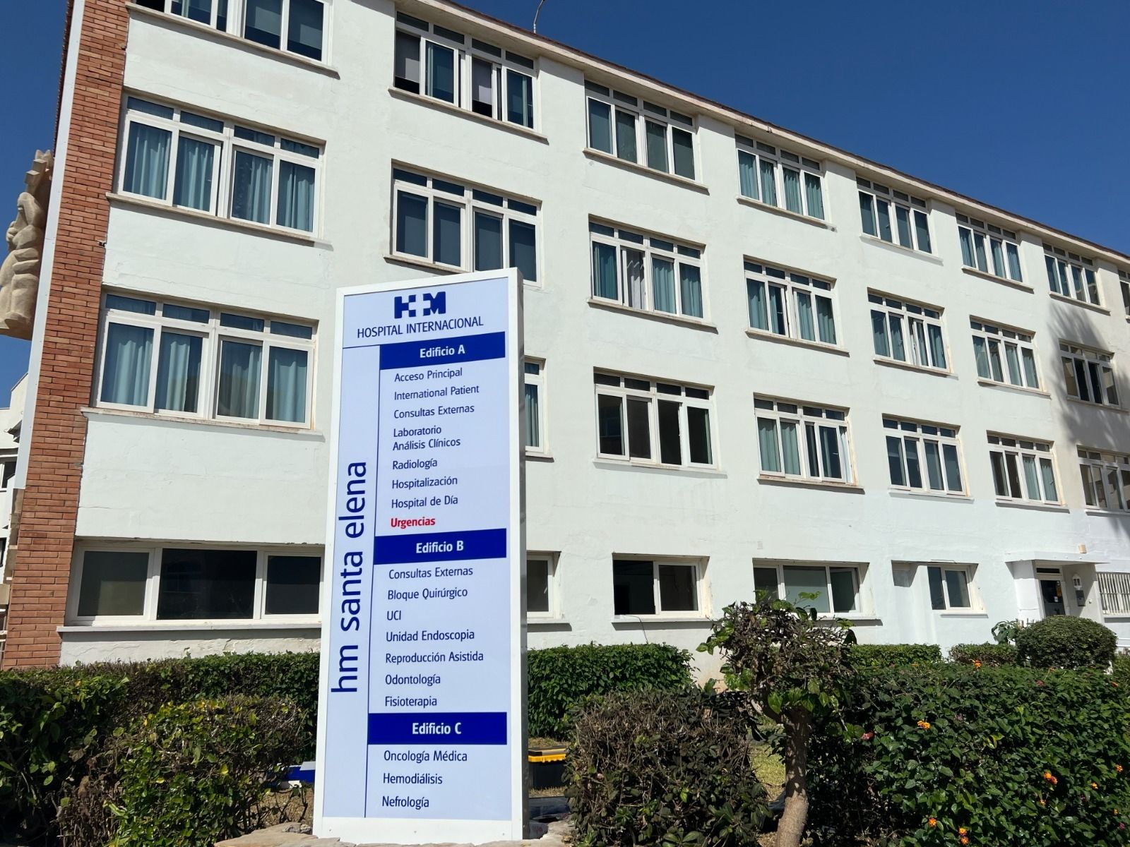 El Hospital Internacional HM Santa Elena, en Torremolinos.