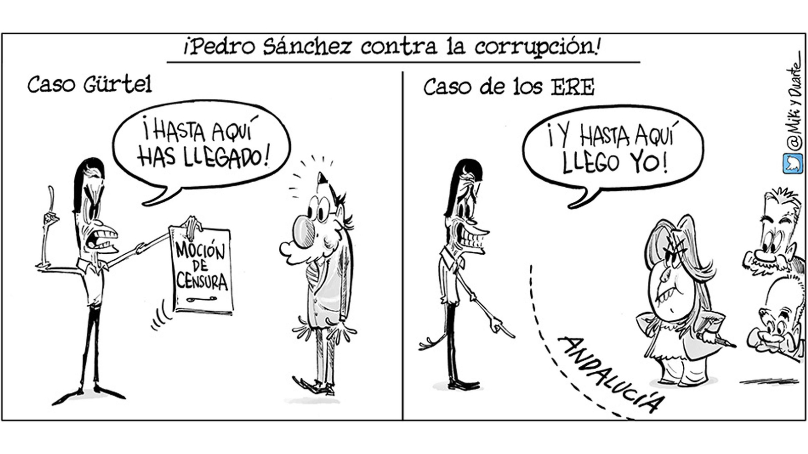 Susana Díaz, cronología viñeta a viñeta