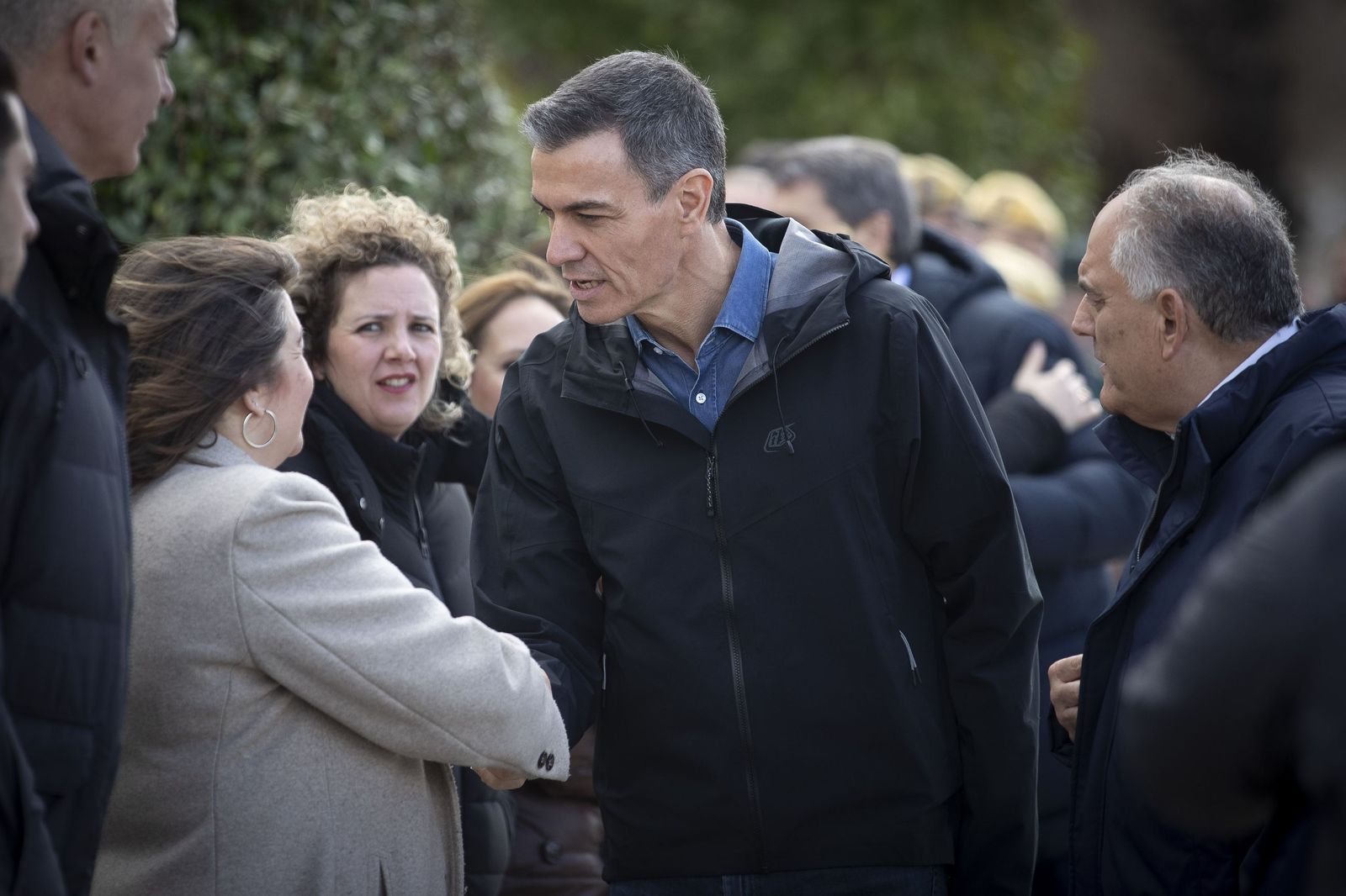 Fotos: Pedro Sánchez visita Huétor Tájar para comprobar los daños de la borrasca Leonardo