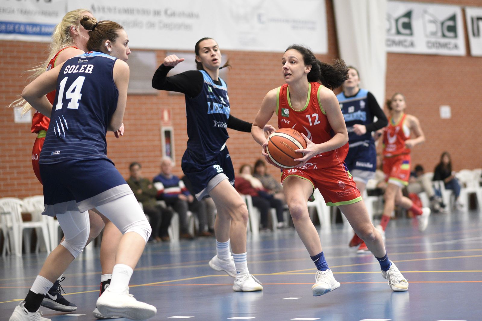 Marina Gea fue de las pocas que puso algo de intensidad a nivel defensivo.