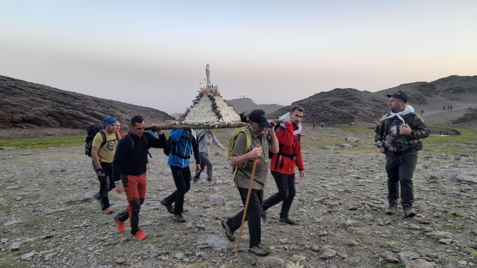 Fotos: así ha sido la romería de la Virgen de las Nieves en Sierra Nevada