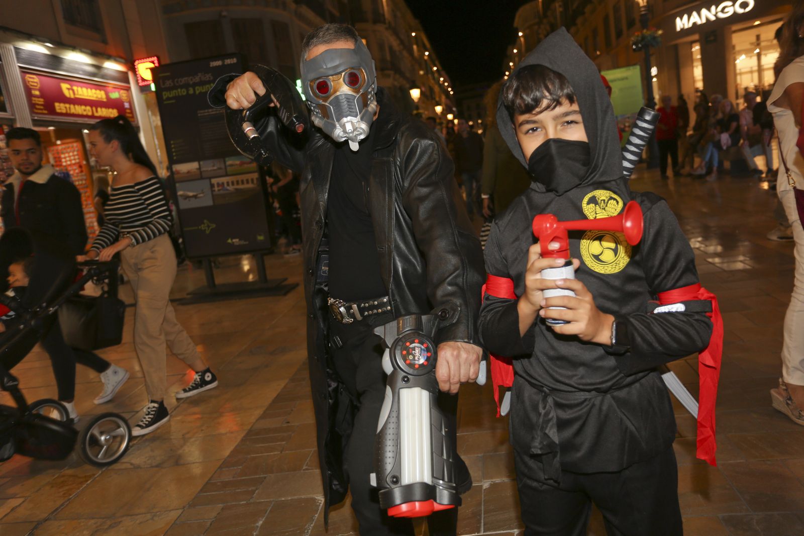 Las fotos de la noche de Halloween en Málaga