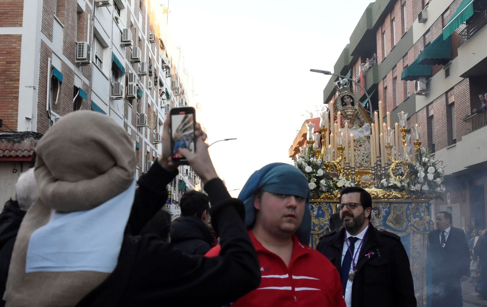 La procesión de la Virgen de Belén, en imágenes