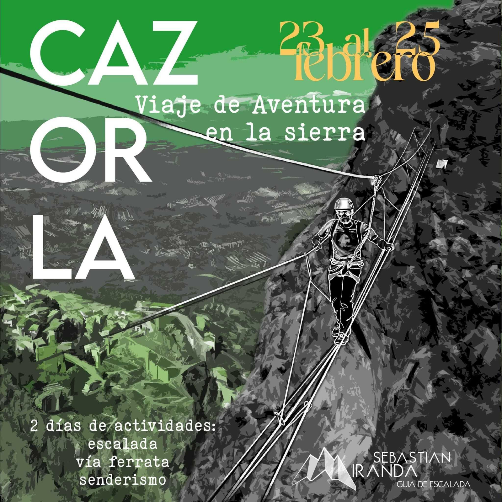 La impresionante naturaleza de la Sierra de Cazorla será escenario de esta actividad.