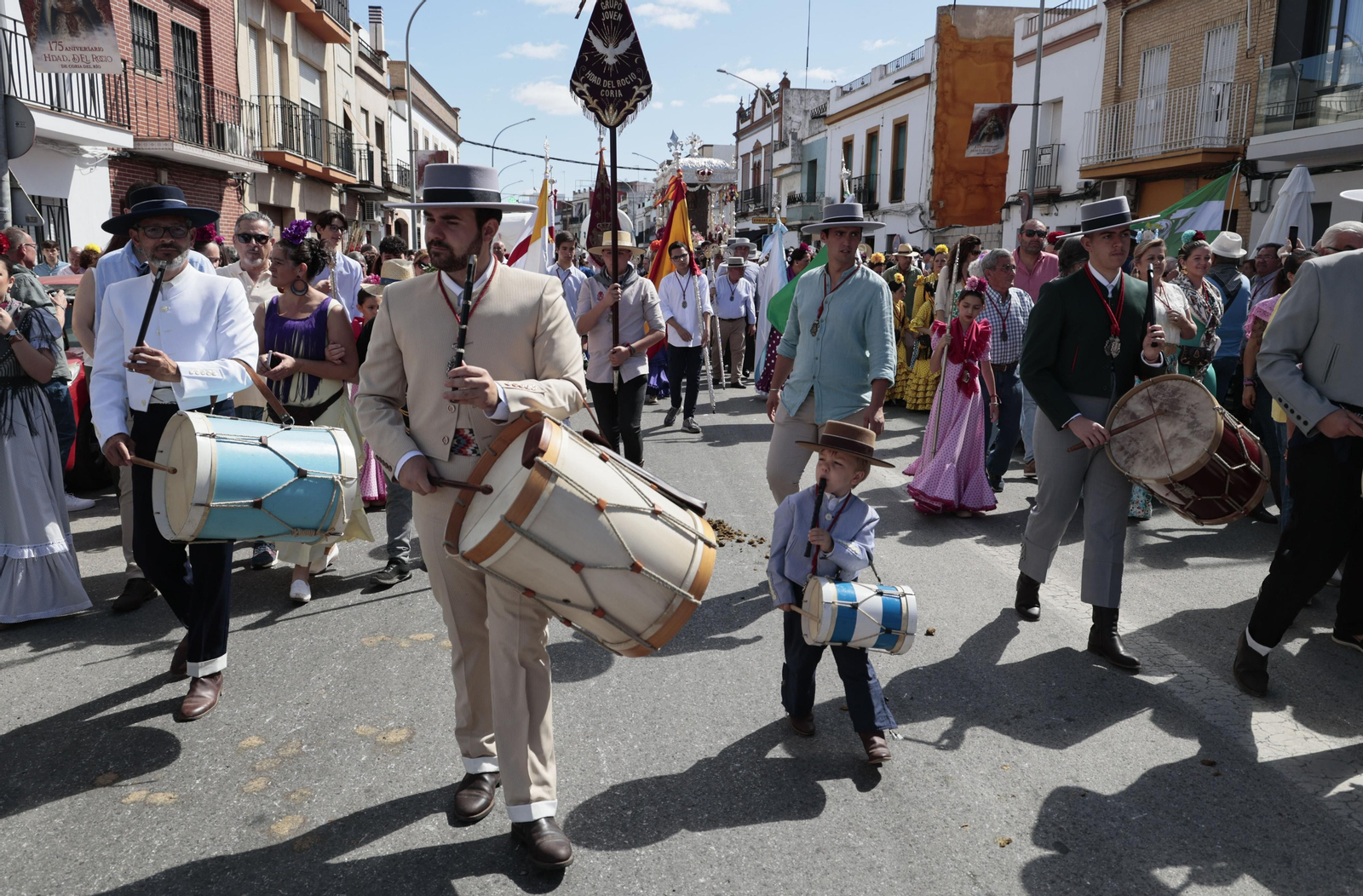 Las imágenes de la Hermandad del Rocío de Coria