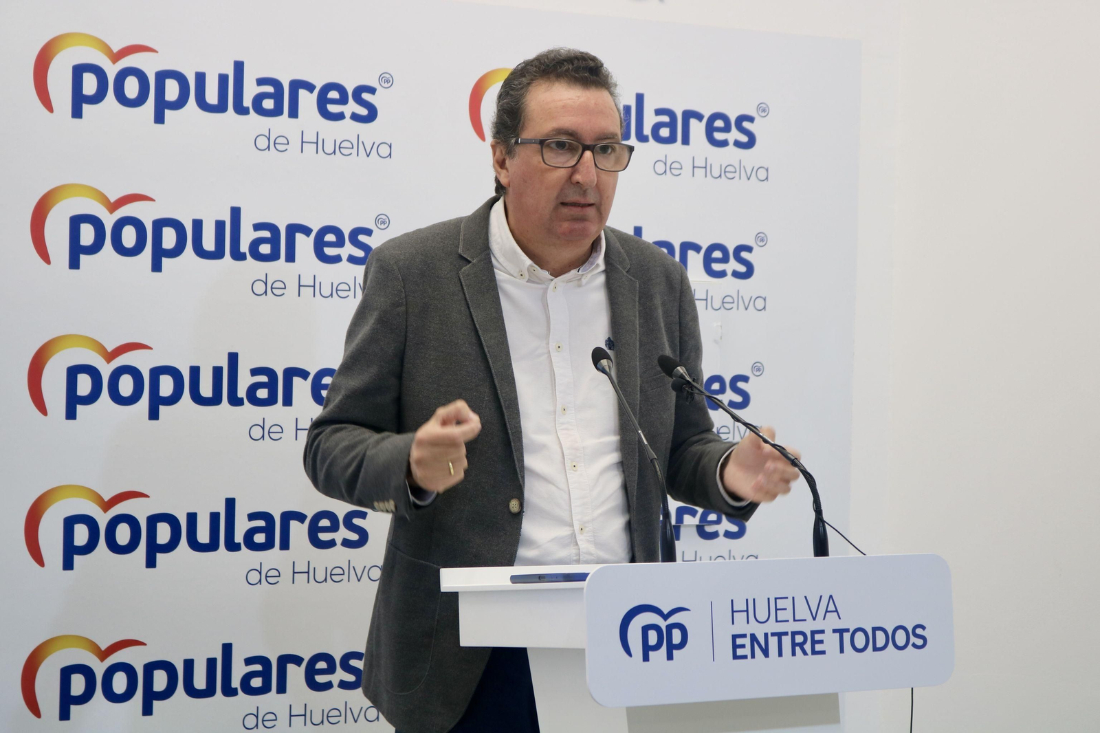 El presidente del PP de Huelva, Manuel Andrés González.