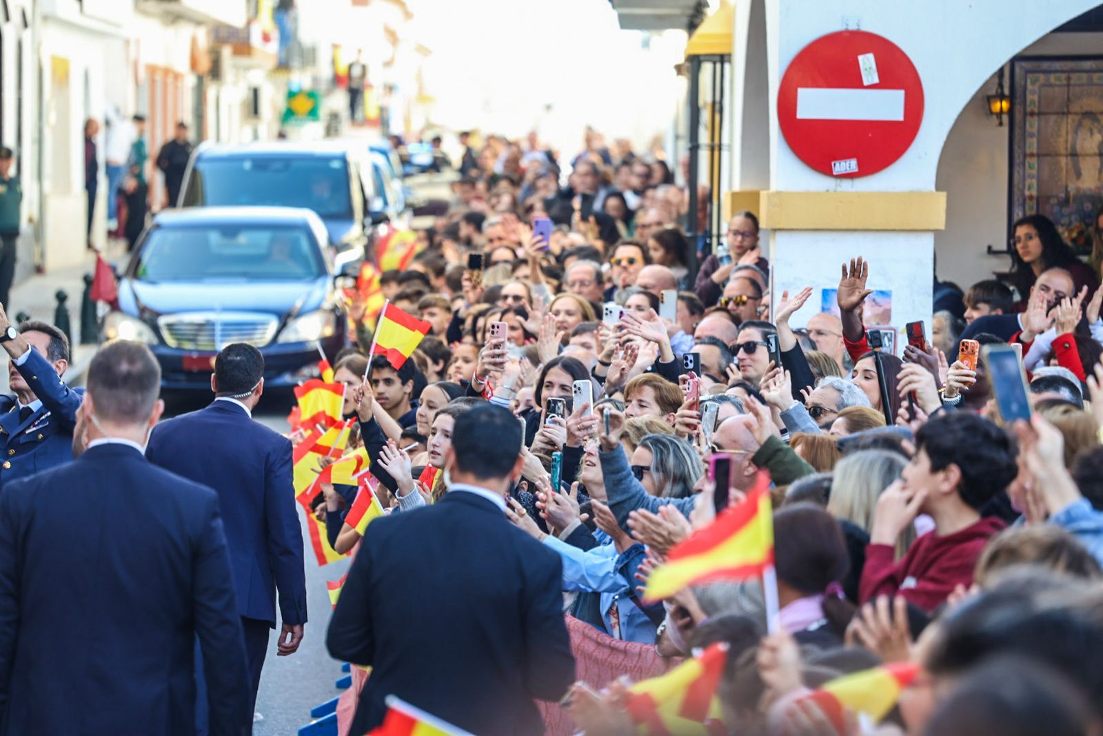 La llegada de S.M. el Rey Felipe VI a Palos de la Frontera, en fotografías