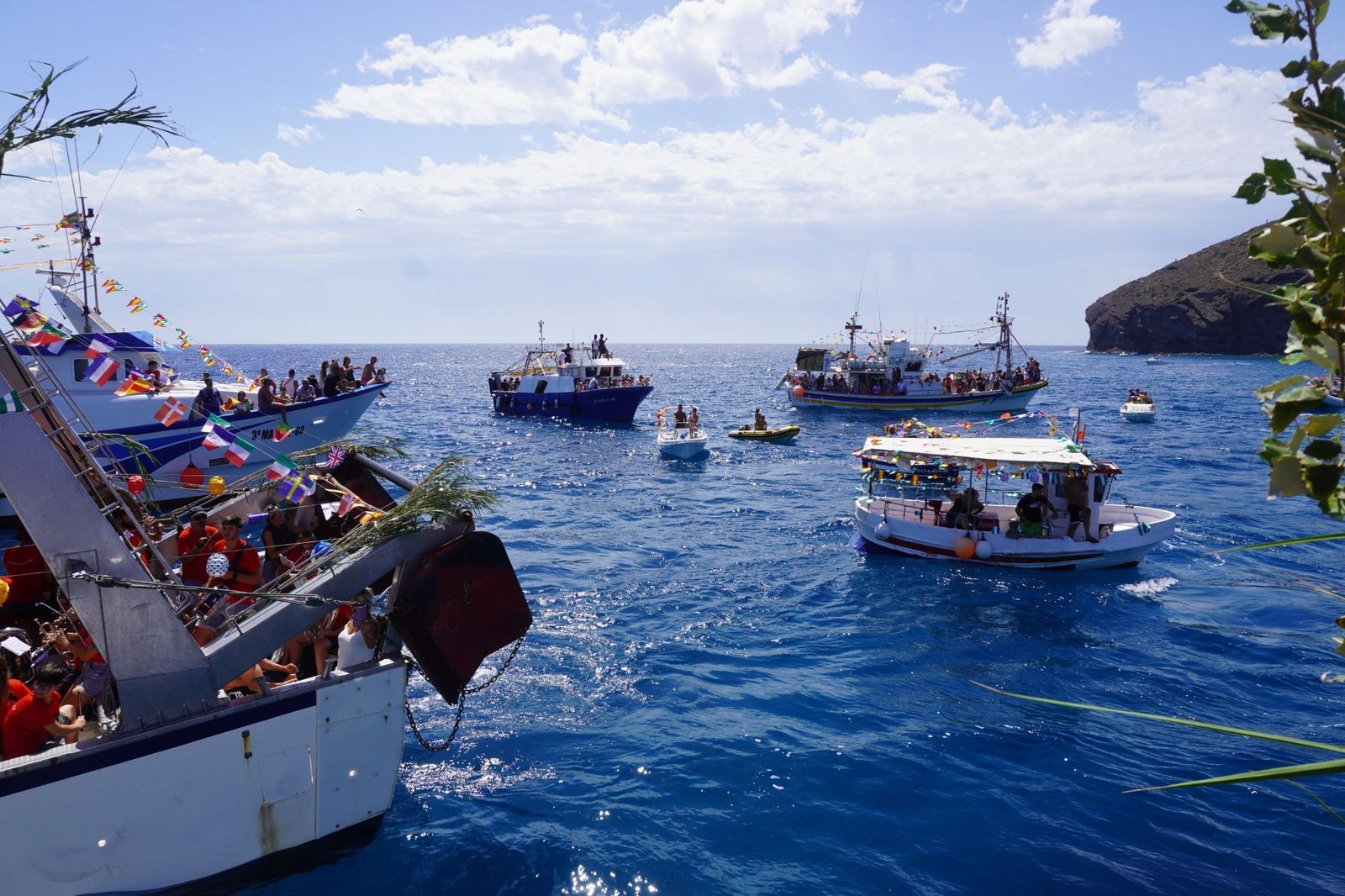Fotogalería de la procesión marinera de la Virgen del Carmen de Carboneras