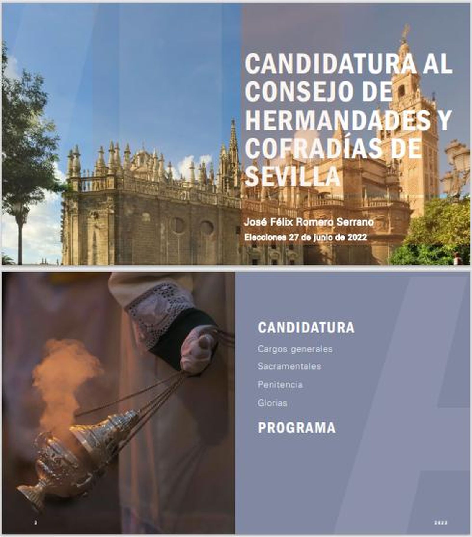 Imagen del folleto enviado por José Félix Romero