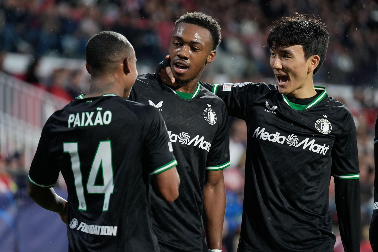 El Girona-Feyenoord de la Champions League, en fotos