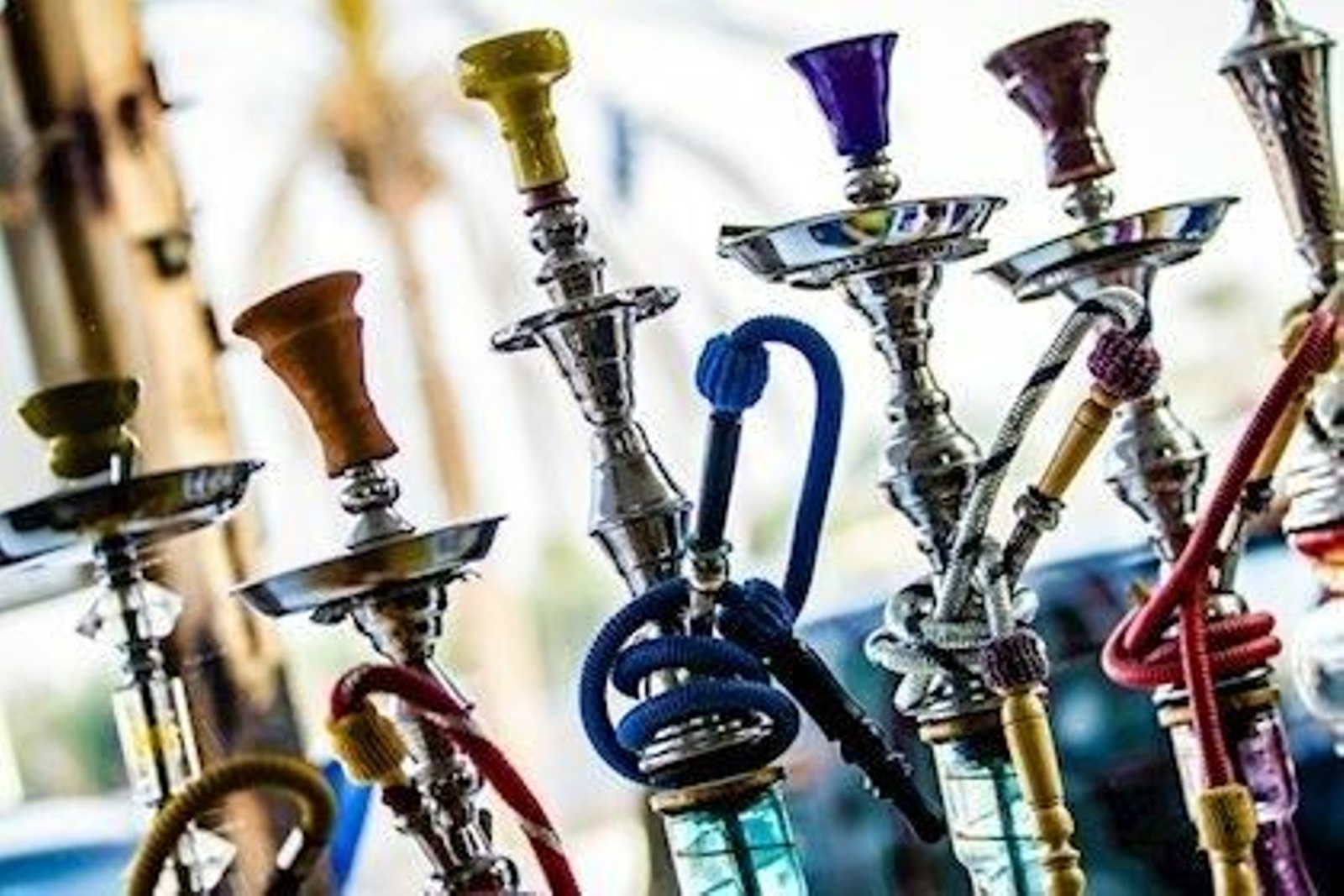 Varias cachimbas.