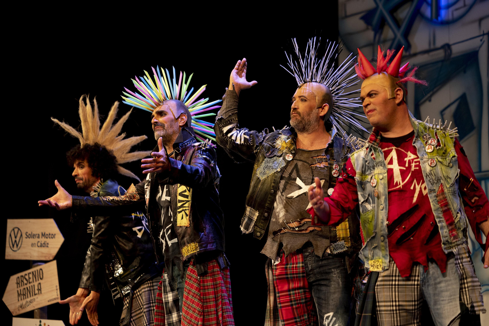 Cuarteto 'Punk y circo, la lucha continúa'
