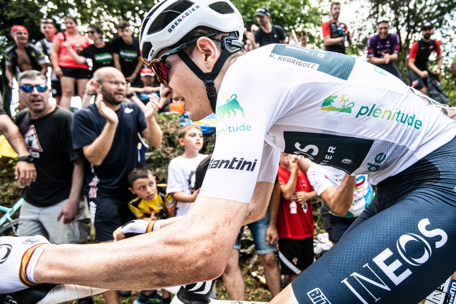 Carlos Rodríguez, durante la Vuelta.