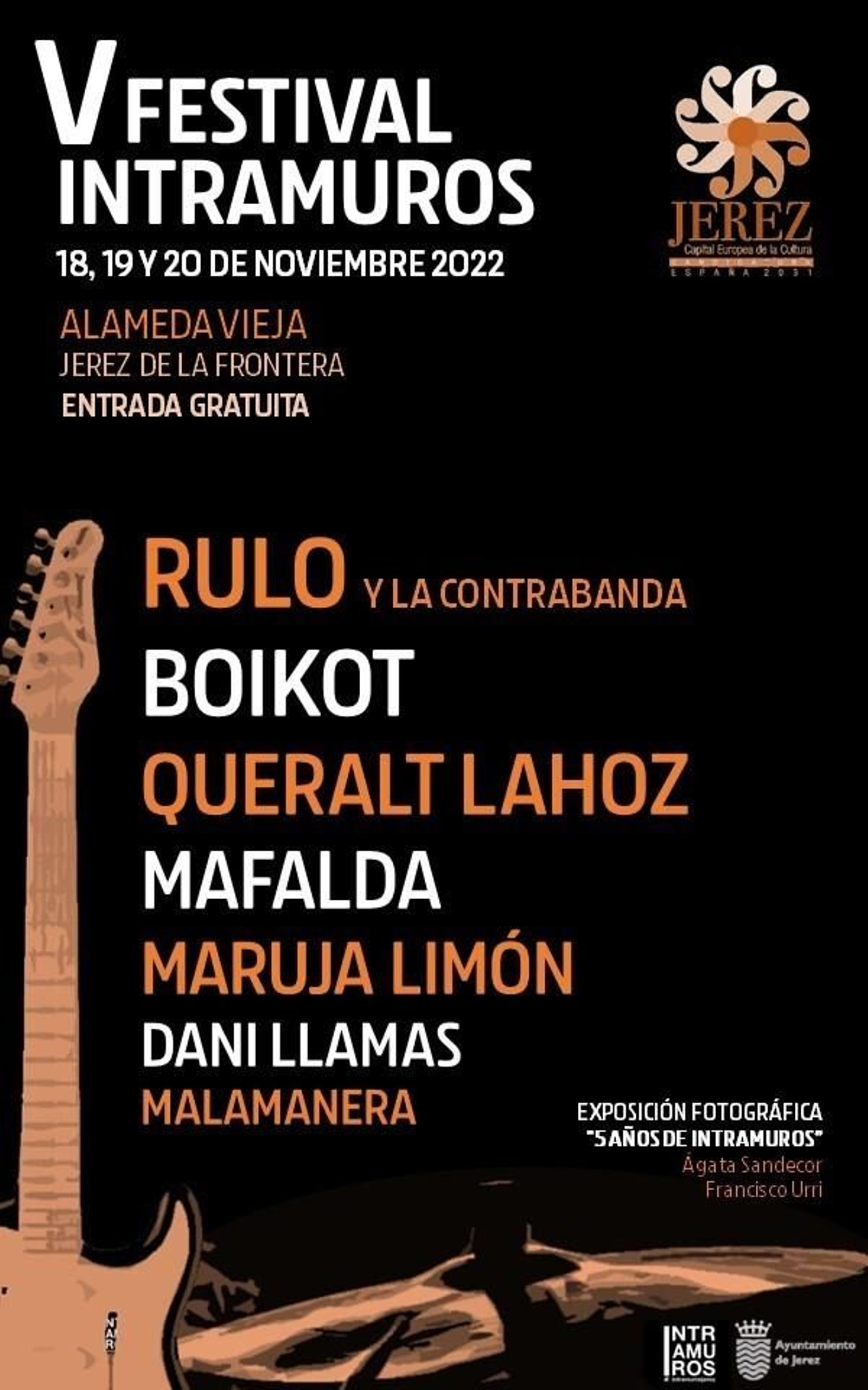 Cartel del Festival Intramuros 2022