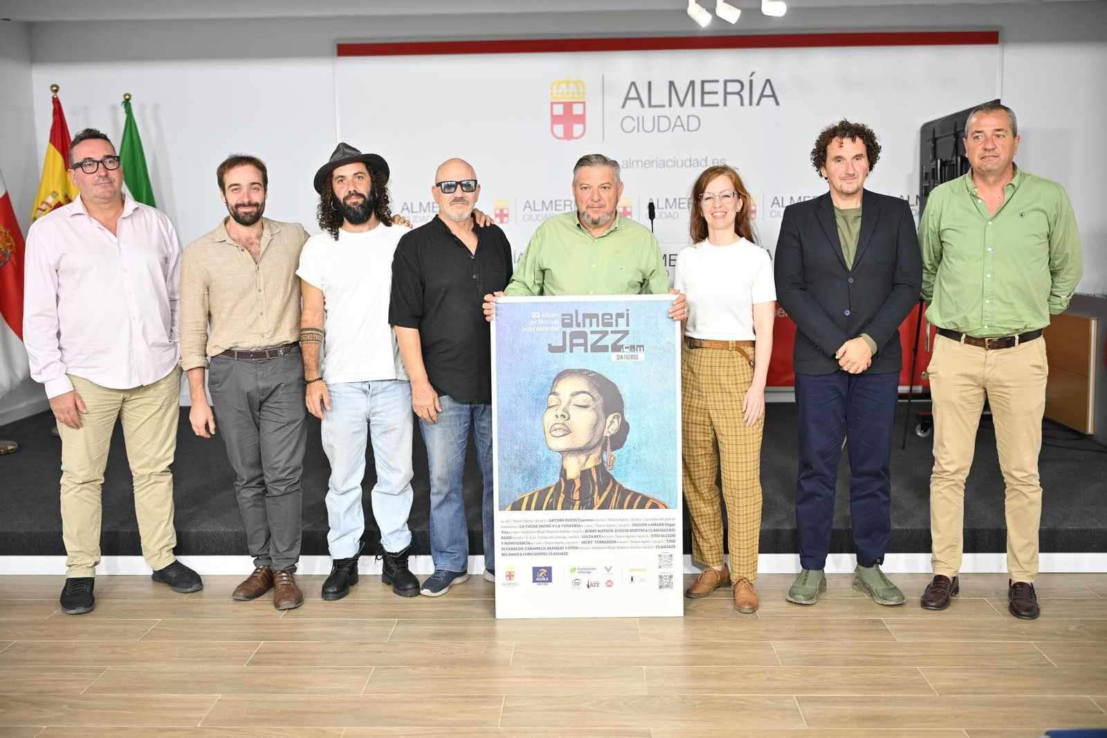 Acto de presentación del Festival ‘Almerijazz’ que será del 24 de octubre al 9 de noviembre.