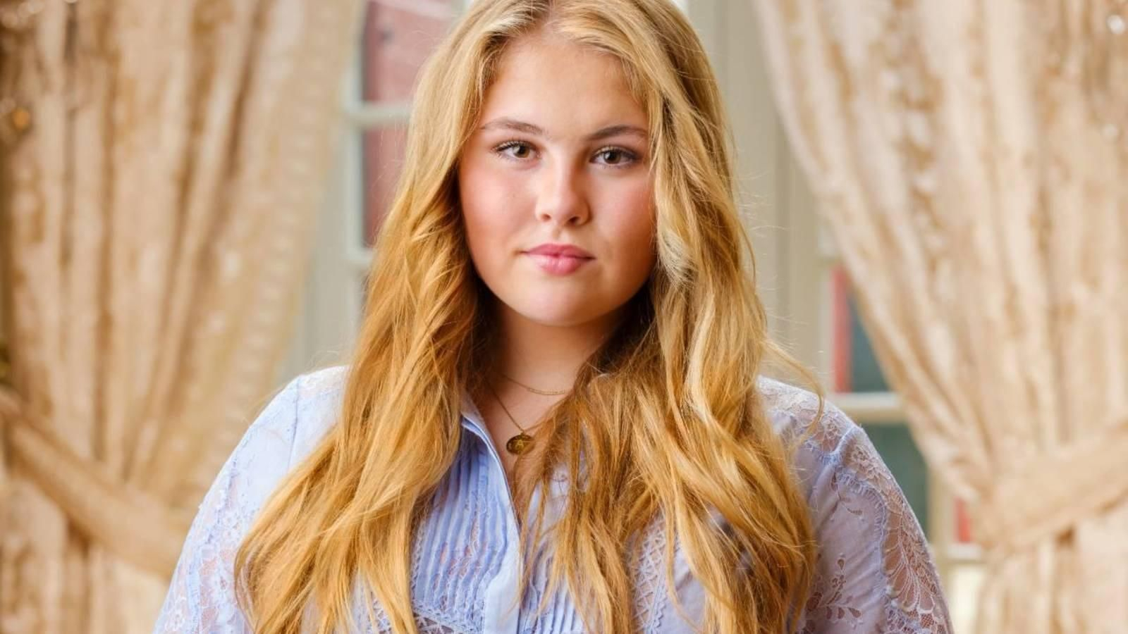 Amalia de Holanda, en su última foto oficial.