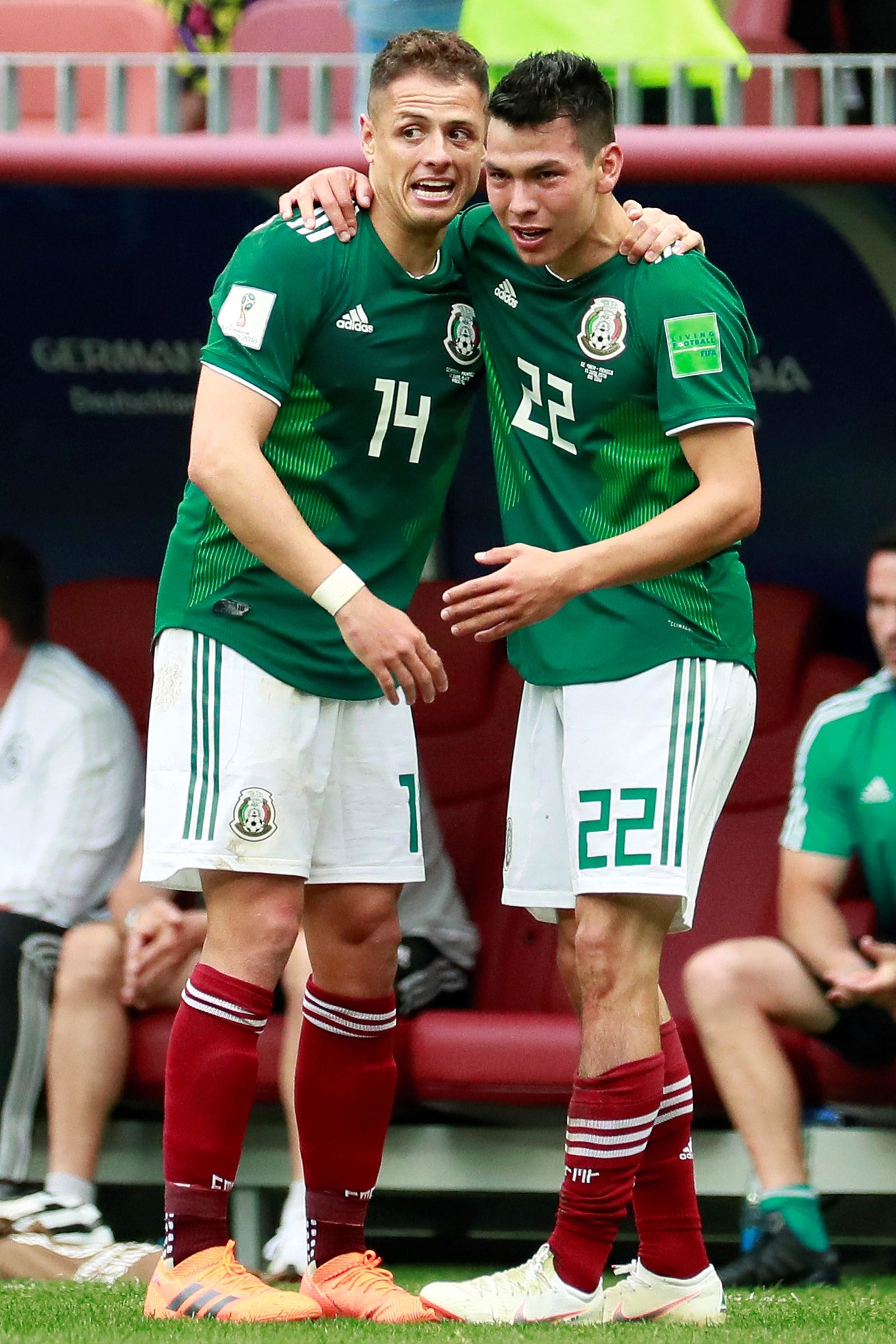 Las imágenes del Alemania-México