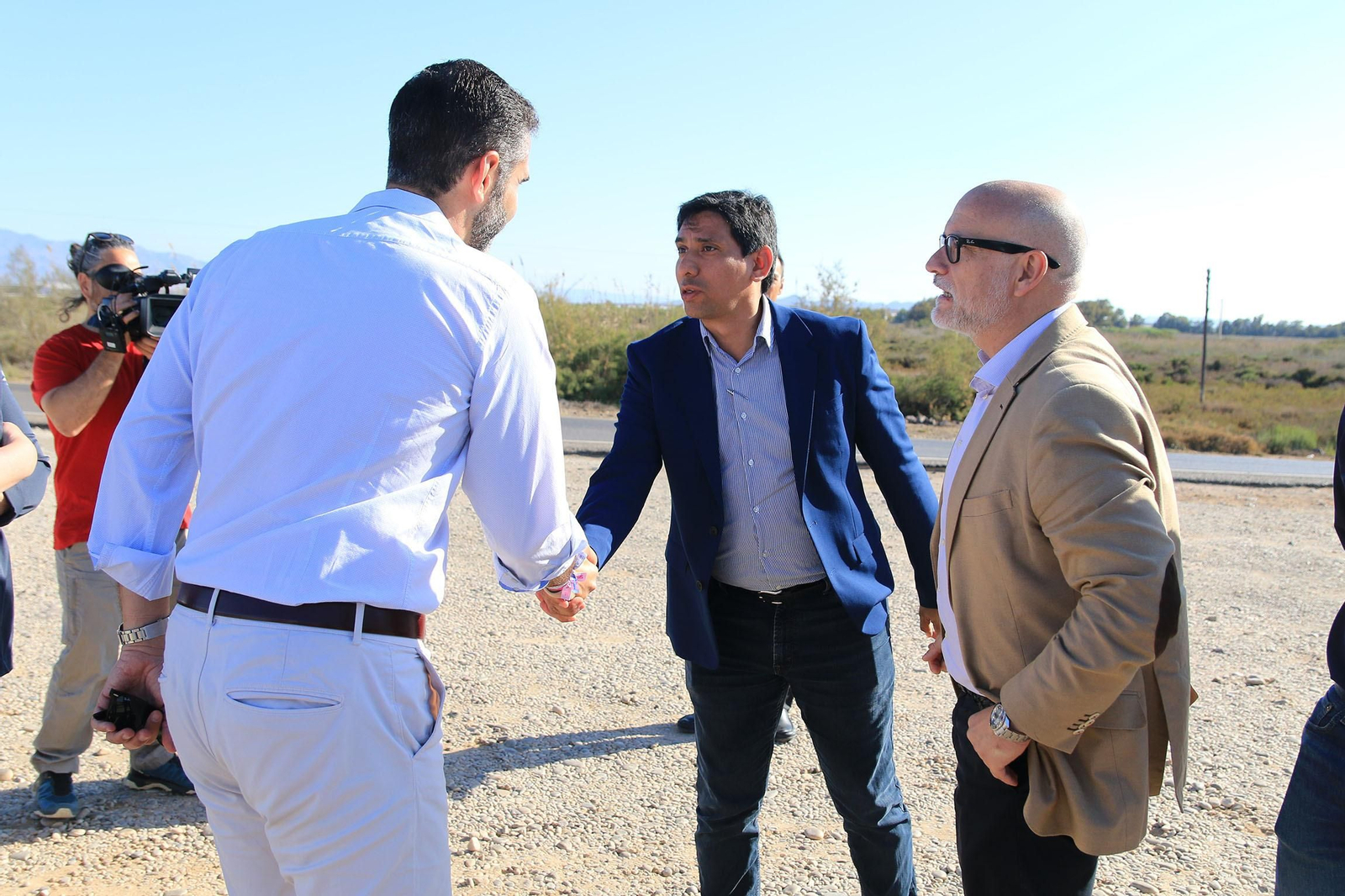 Las imágenes de las Salinas de Cabo de Gata recuperadas y con flamencos