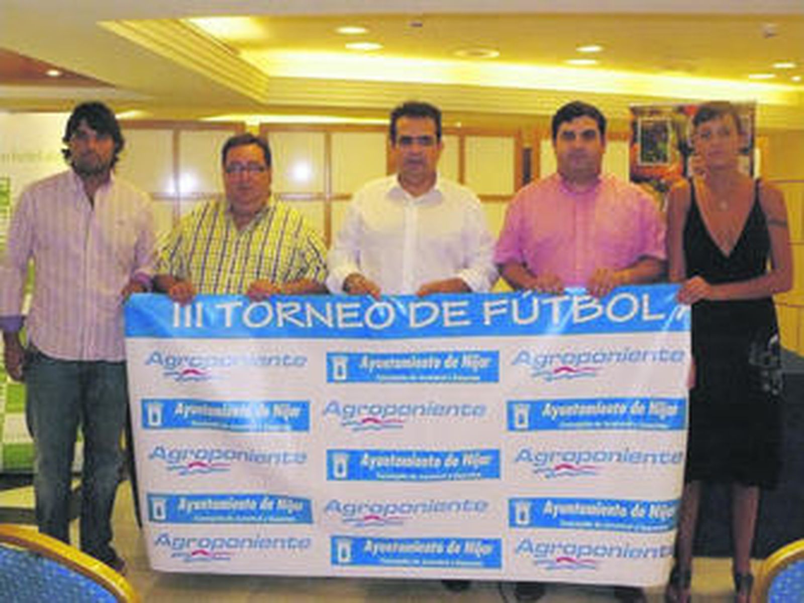 Ferrio, Rubí, Rodríguez, Fresneda y Herrada en la presentación.