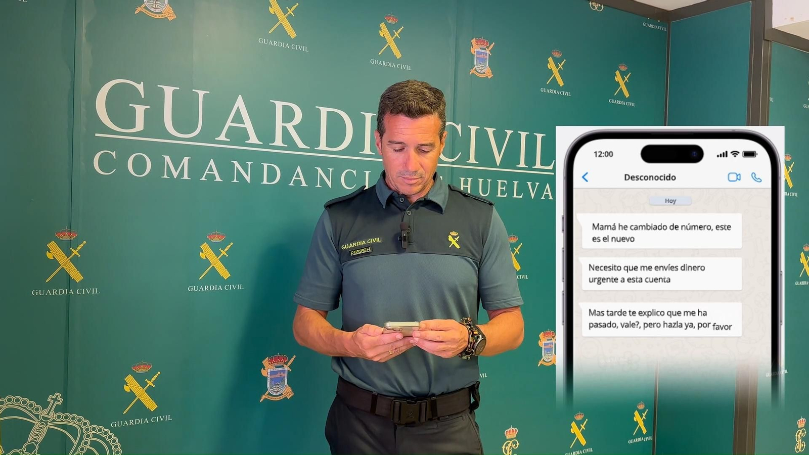 Estafa del hijo en apuros.