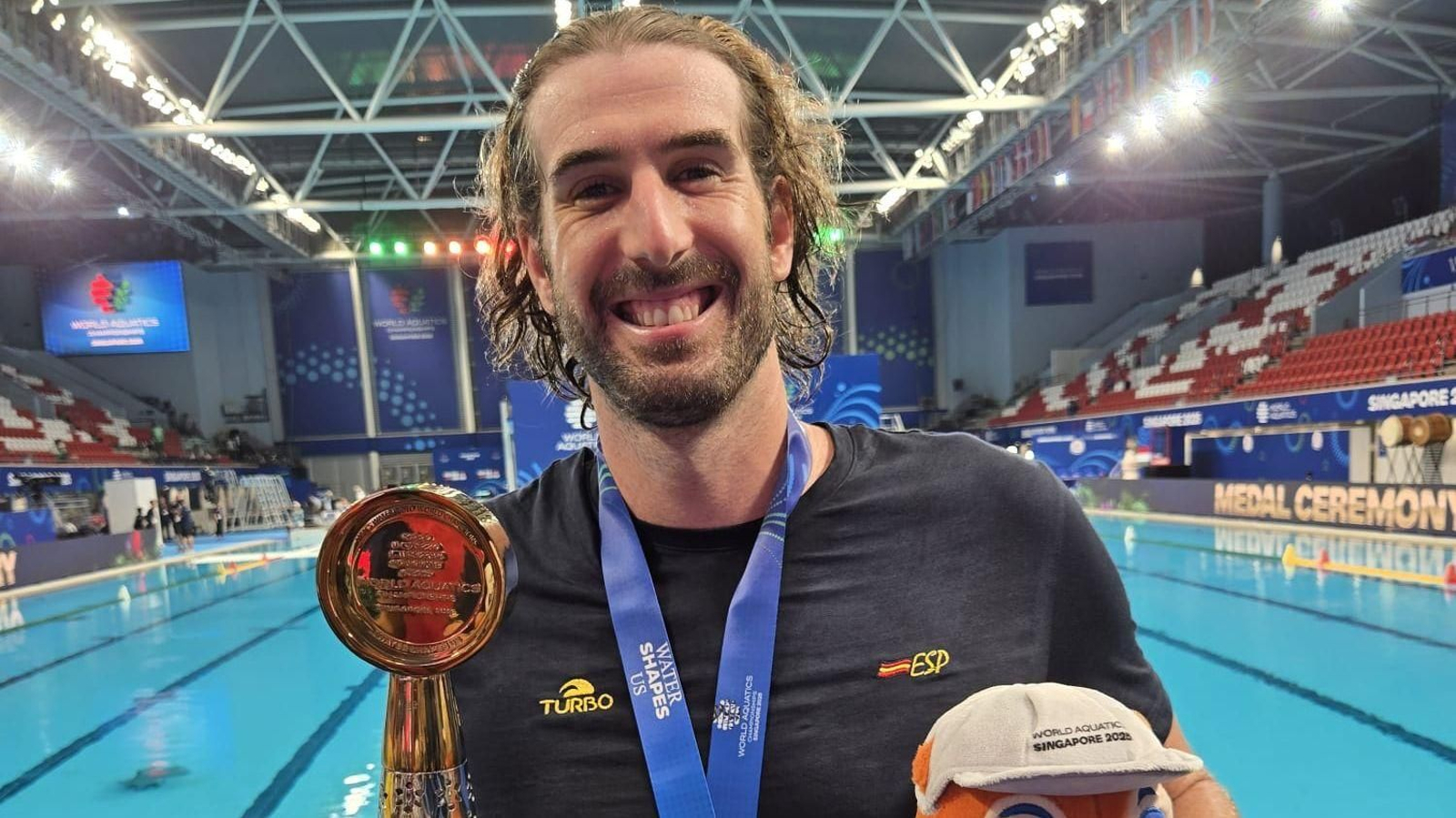 Miguel de Toro tras lograr la medalla de oro en el Mundial de Singapur 2025