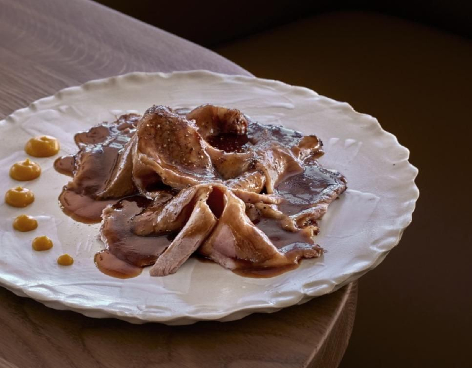 Carne mechá en su jugo