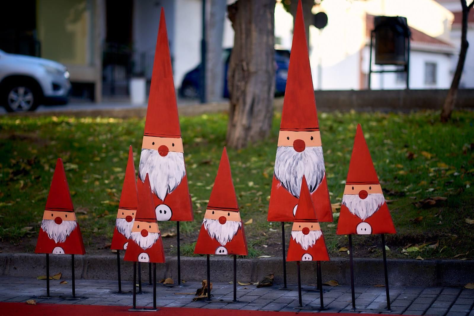 Decoración navideña en Padul.