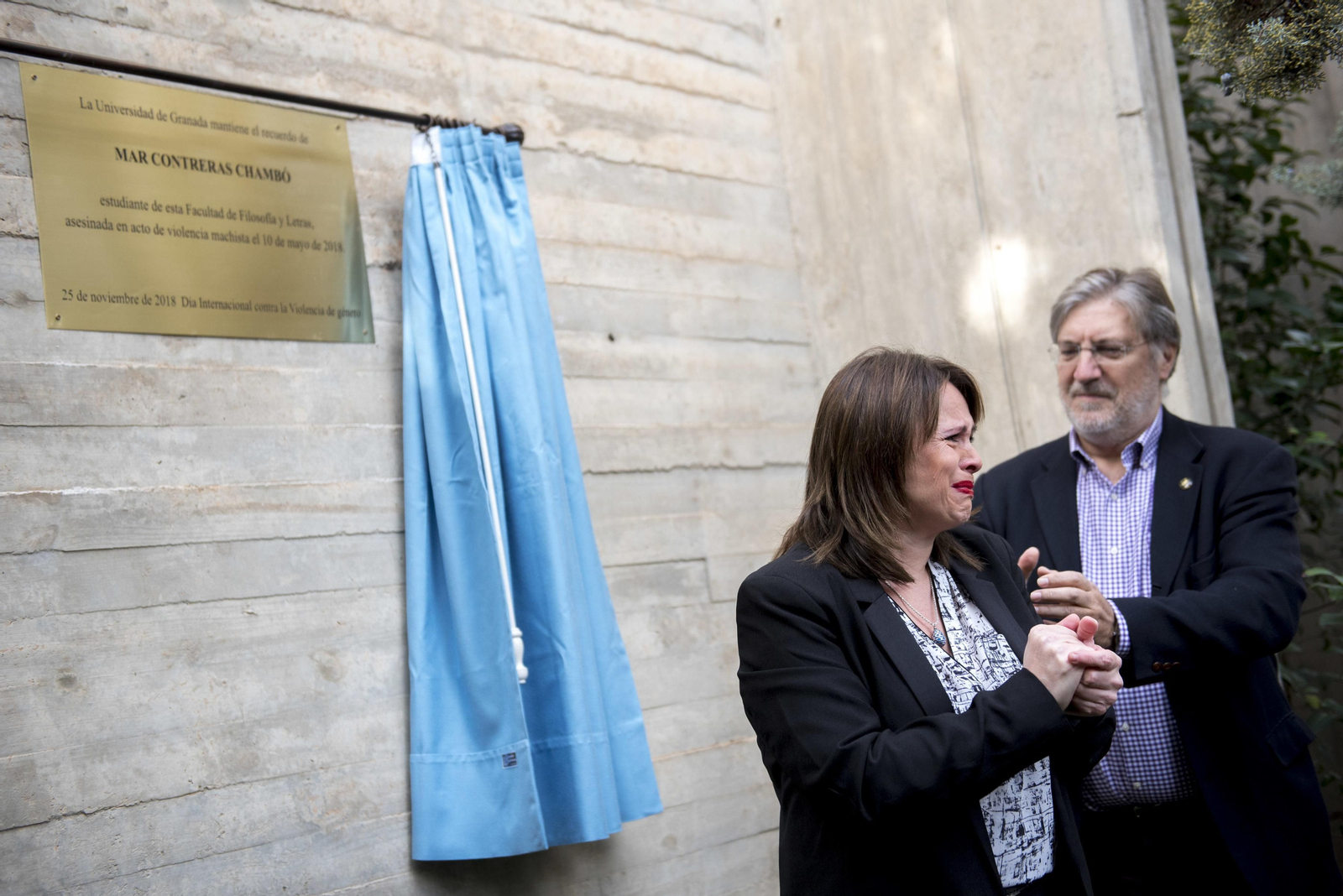 Homenaje de la UGR a Mar Contreras, la joven asesinada en Las Gabias