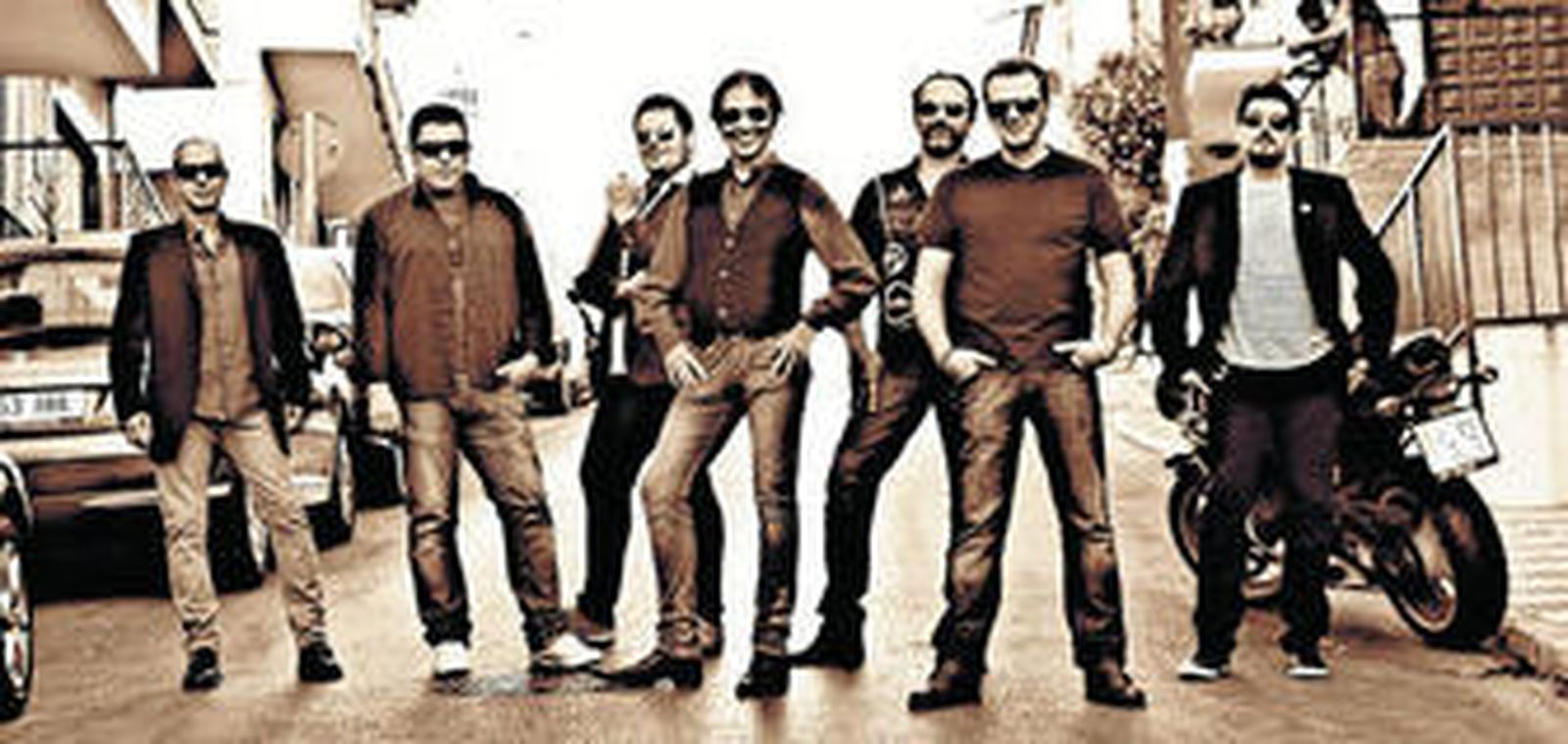 La Southern Comfort Band, al completo, en una imagen de promoción.