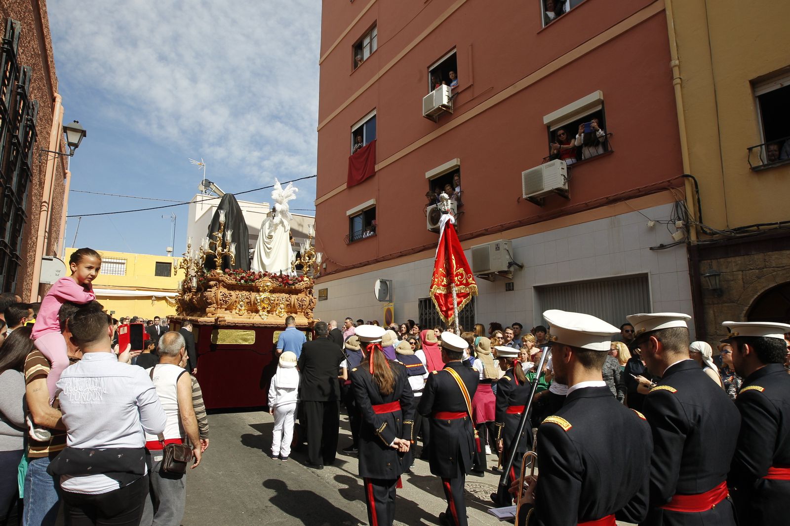 Imágenes de la Procesión de Coronación. Barrio de Los Molinos. Semana Santa Almería 2019