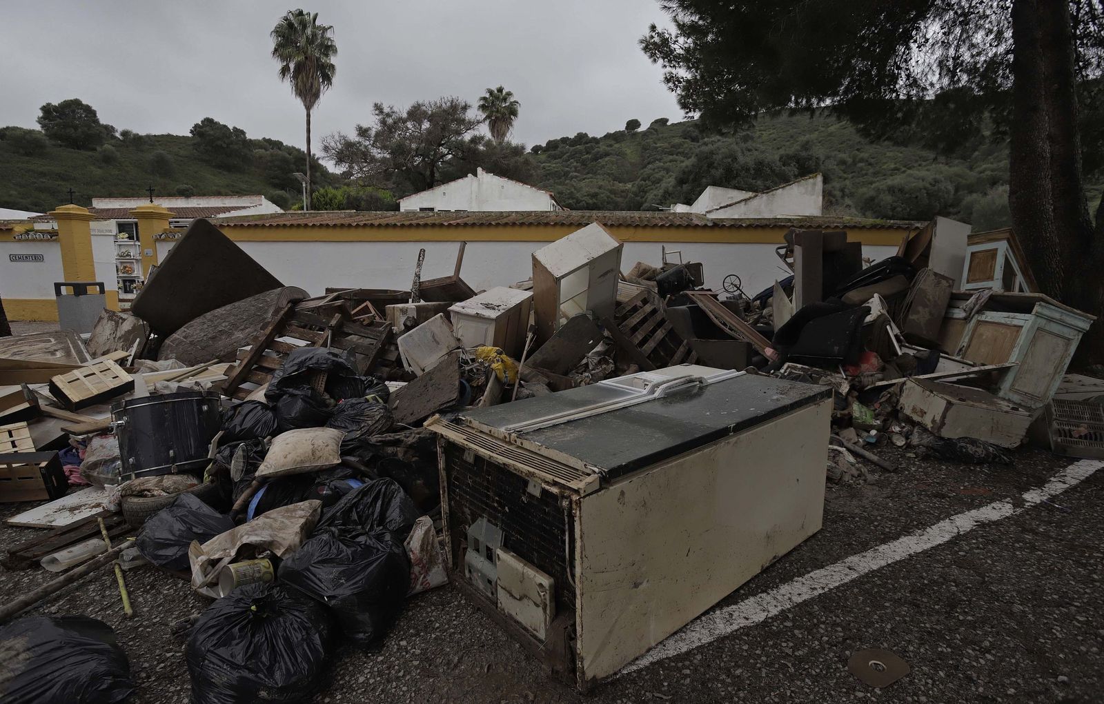 Fotos de los desperfectos provocados por las borrascas en Jimena de la Frontera