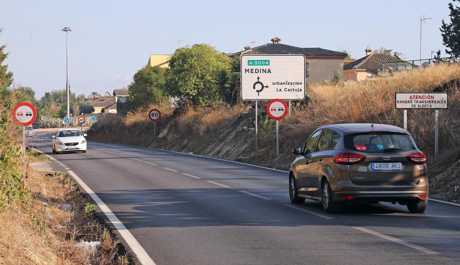 Imagen de la carretera de La Cartuja.