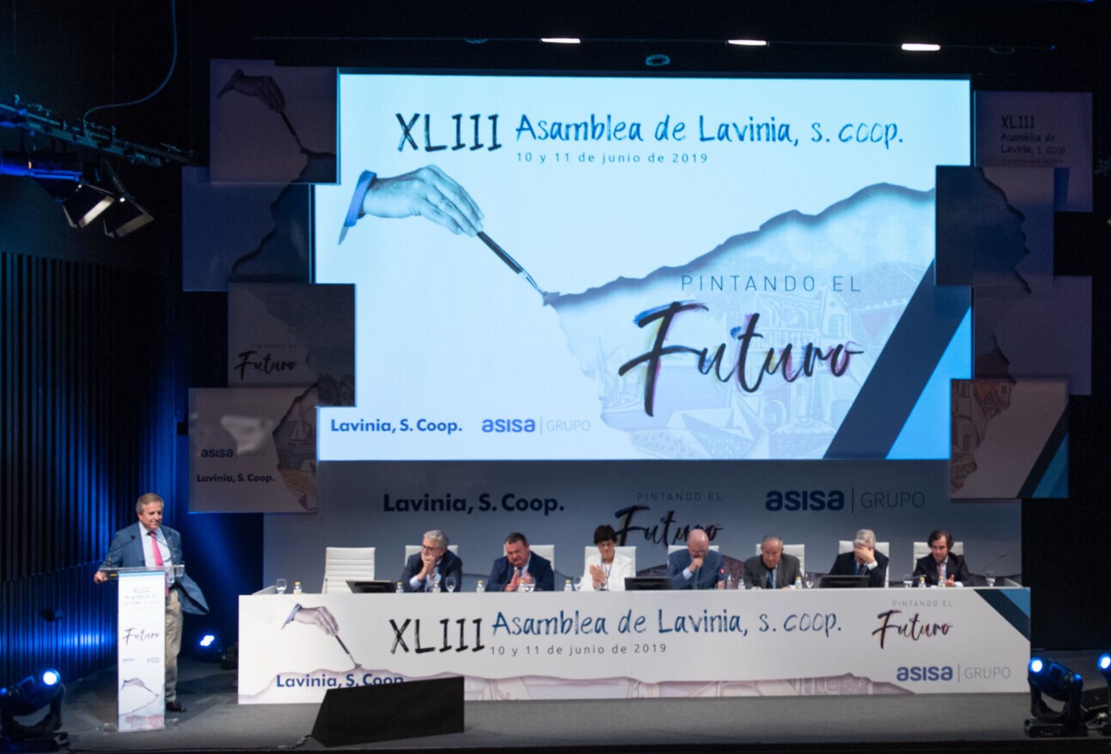 Fotografía de la Asamblea General de Lavinia del año 2019