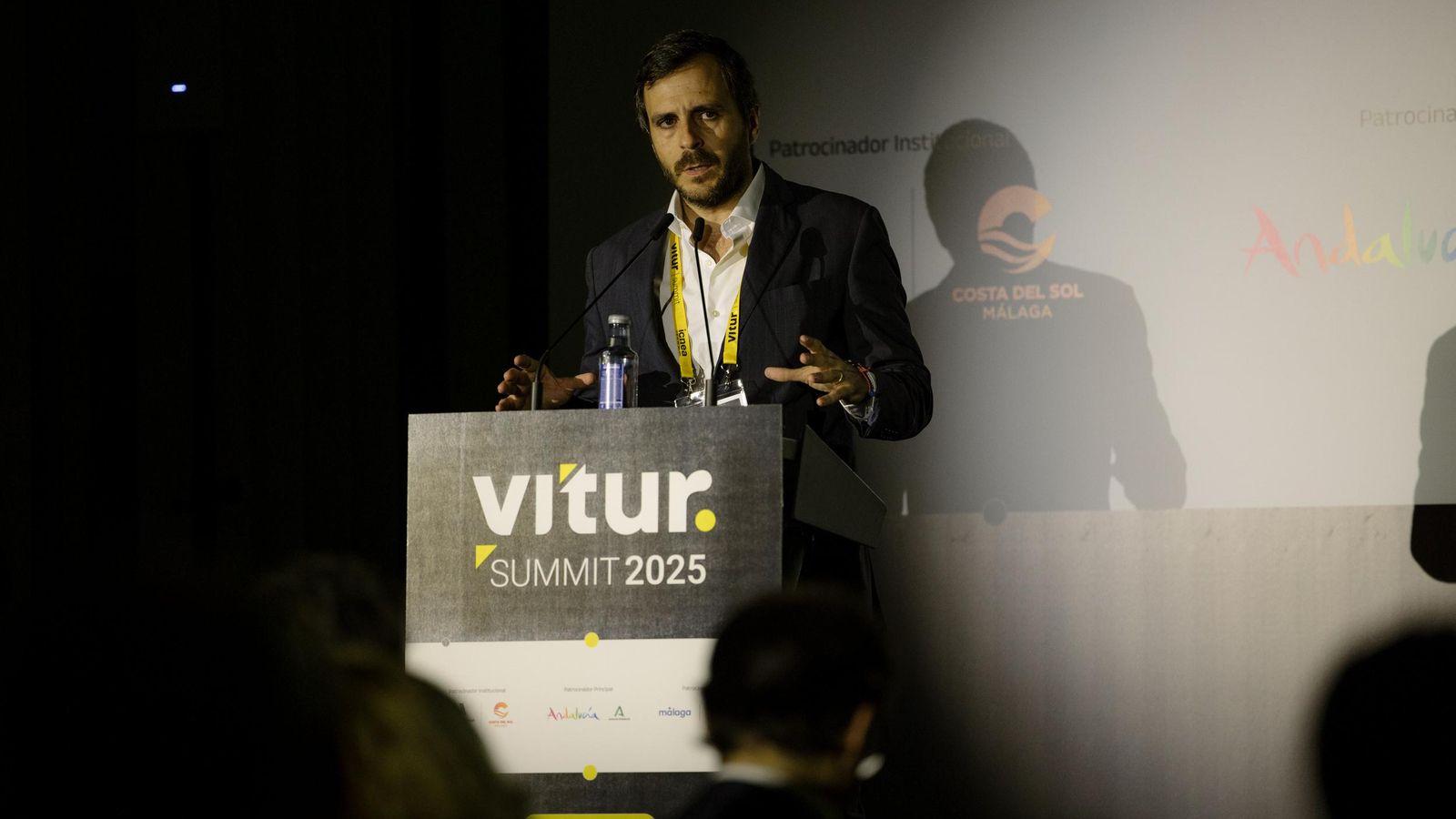 Carlos Pérez-Lanzac, durante la jornada inaugural de la Vitur Summit 2025. Carlos Pérez-Lanzac, durante la jornada inaugural de la Vitur Summit 2025.