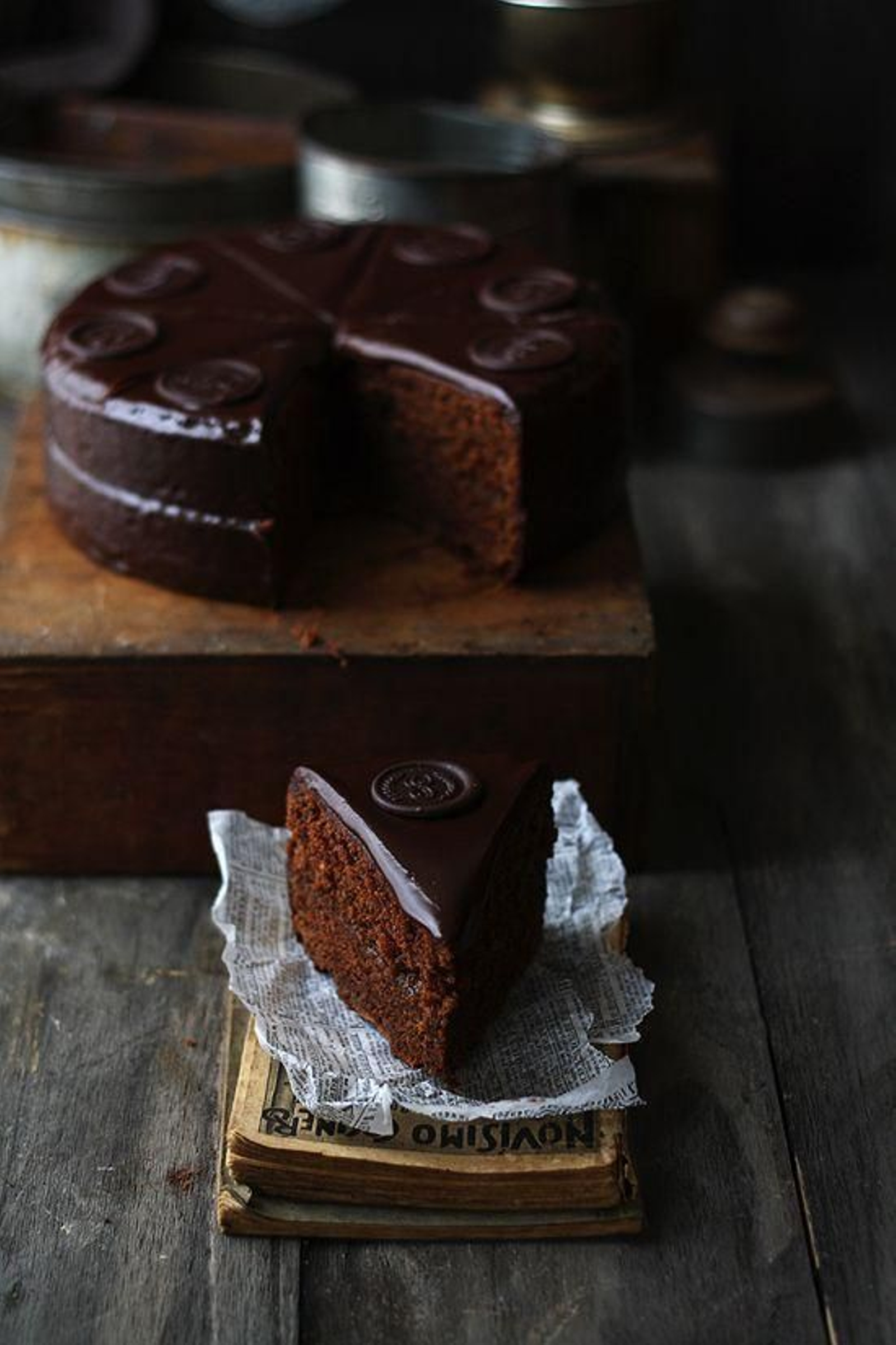 Tarta sacher.