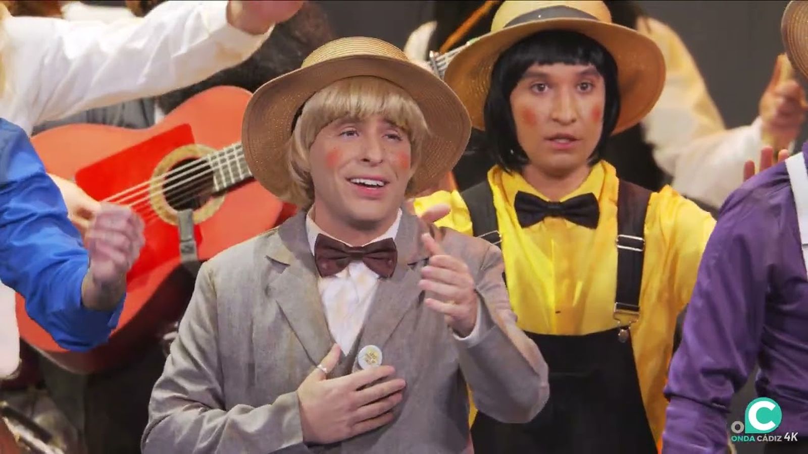 Chirigota 'Los amísh del mono, fuimos a por piononos (la decepción)' en los cuartos de final del COAC 2026