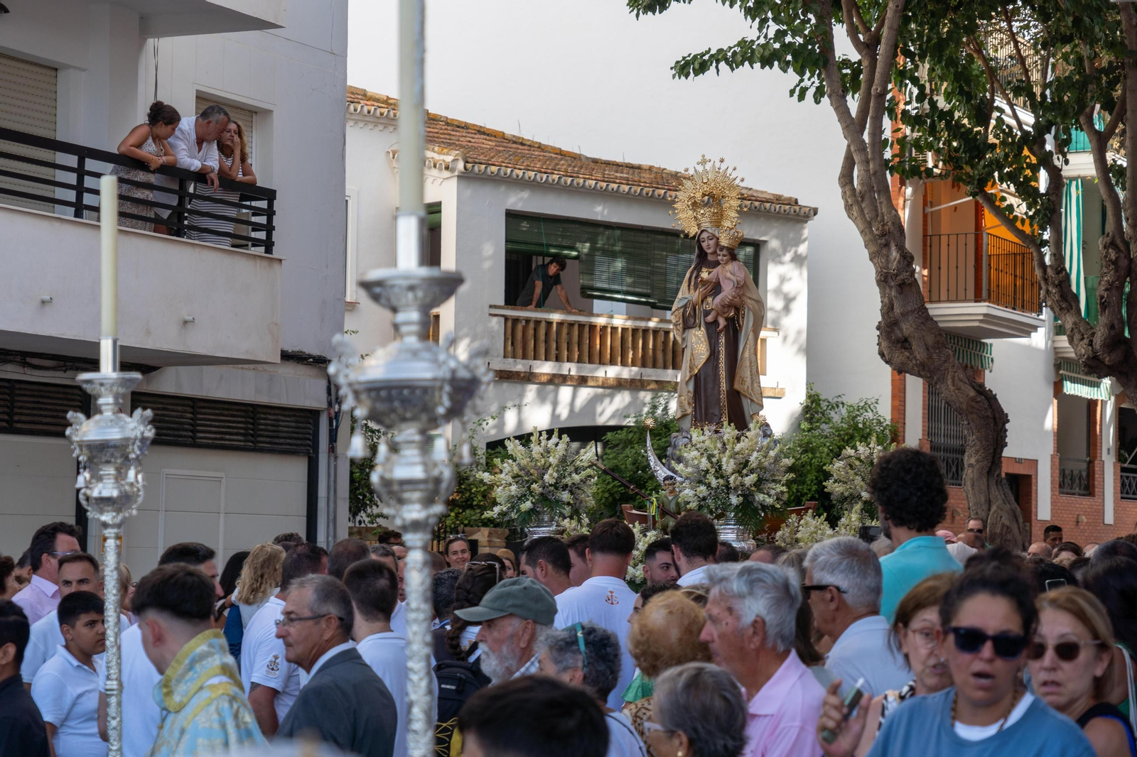 Imágenes de la Solemne Procesión marítima de la Virgen del Carmen en Punta Umbría