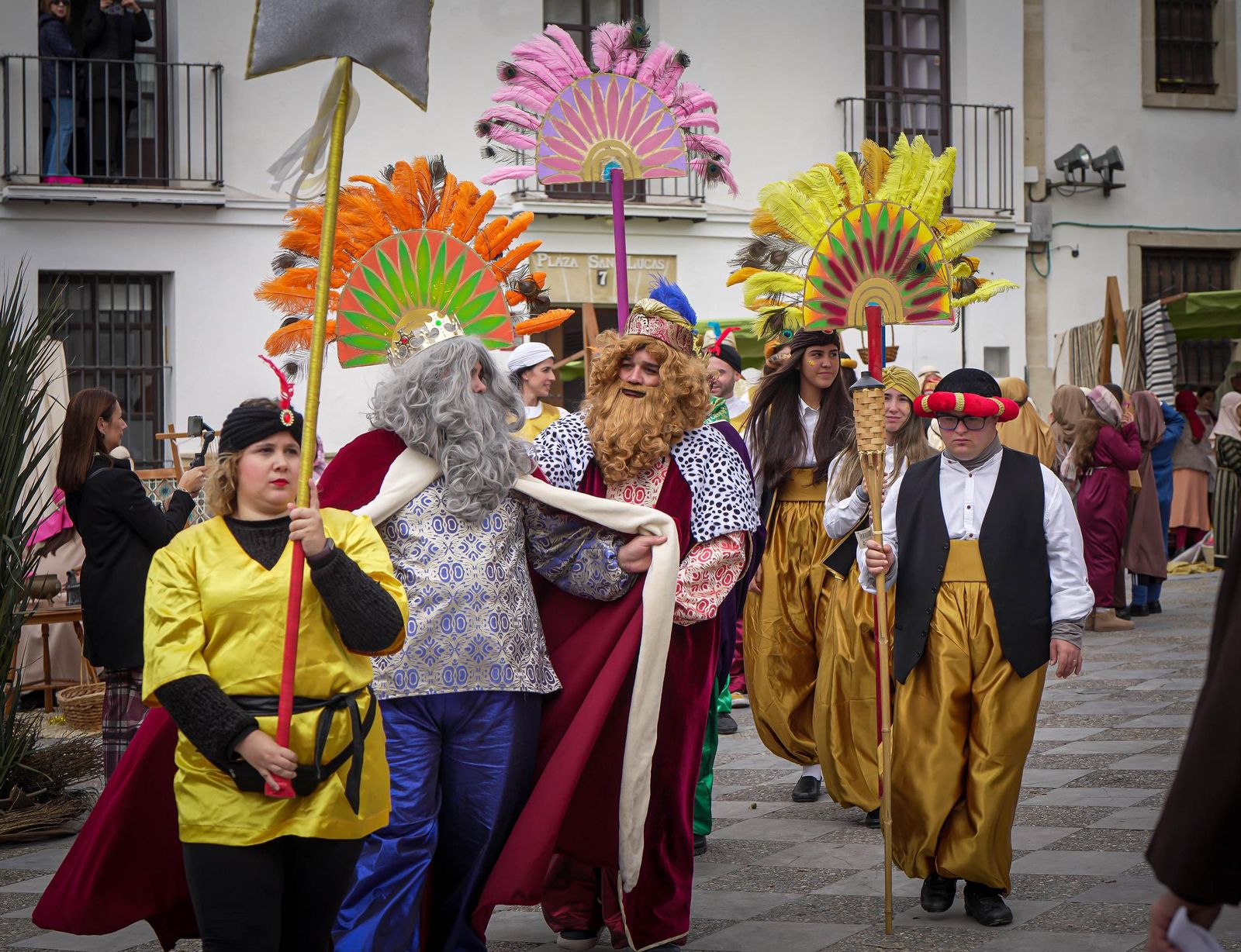 El Belén Viviente de la plaza de San Lucas de Jerez en imágenes
